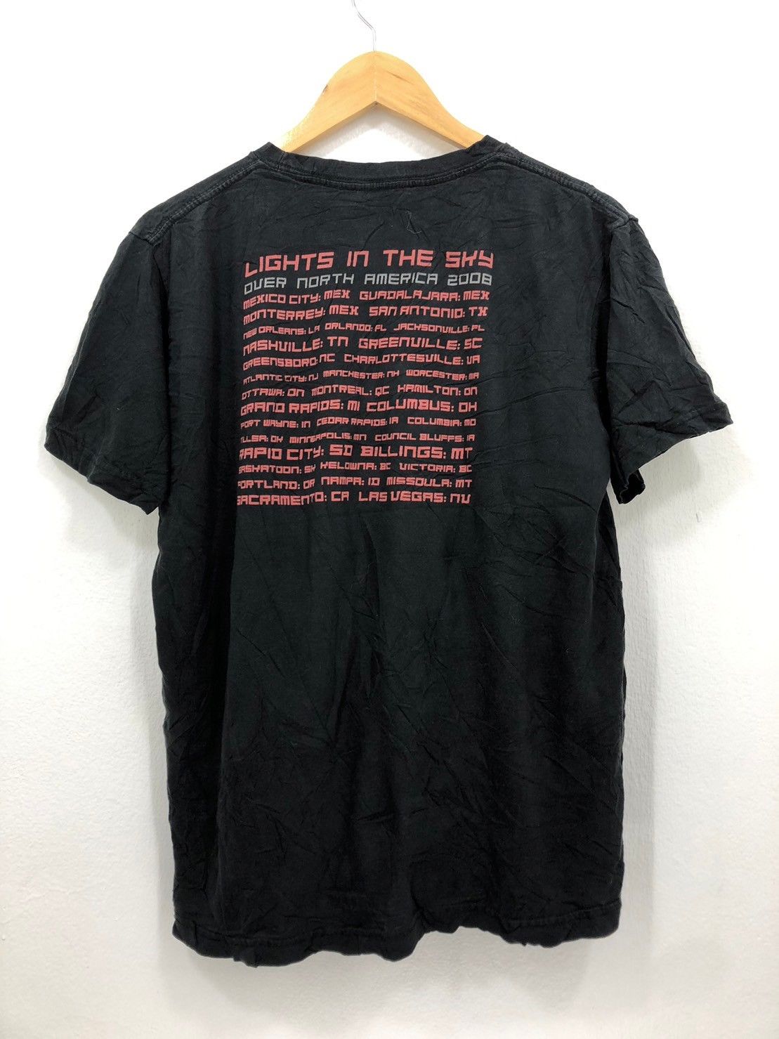 Vintage 2009 Nine Inch Nails NIN Lights In The Sky Tour Shirt BN Size US L / EU 52-54 / 3 - 3 Thumbnail
