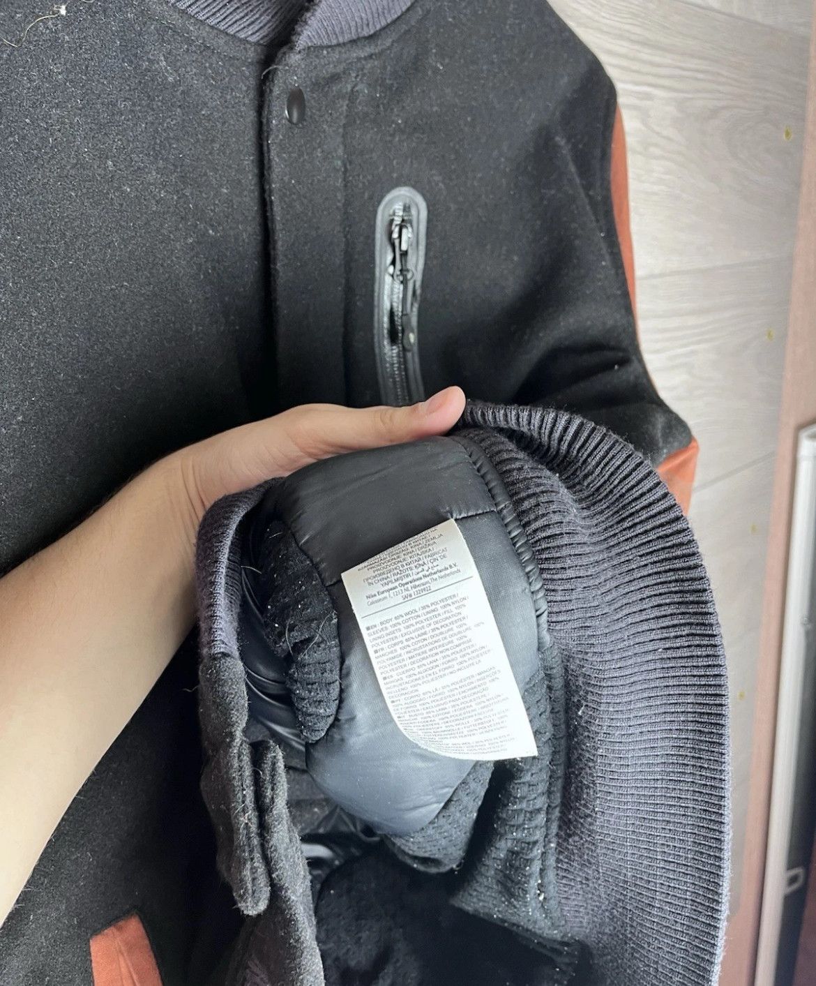 Nike NIKE AIR DESTROYER OG Black BOMBER WOOL FLIGHT JACKET Size US M / EU 48-50 / 2 - 6 Thumbnail