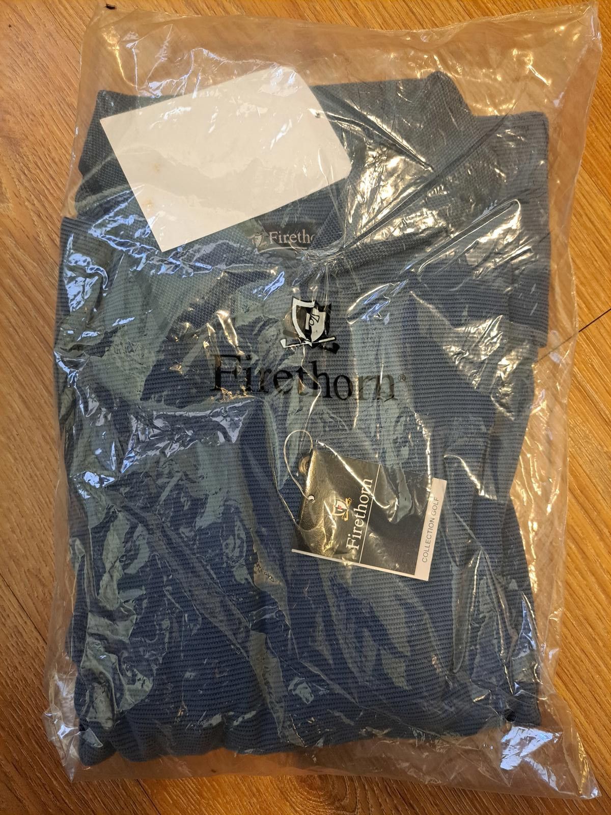 Other GOLF Firethorn Ripple Rib Polo Shirt - Men's Large, Blue Size US L / EU 52-54 / 3 - 1 Thumbnail