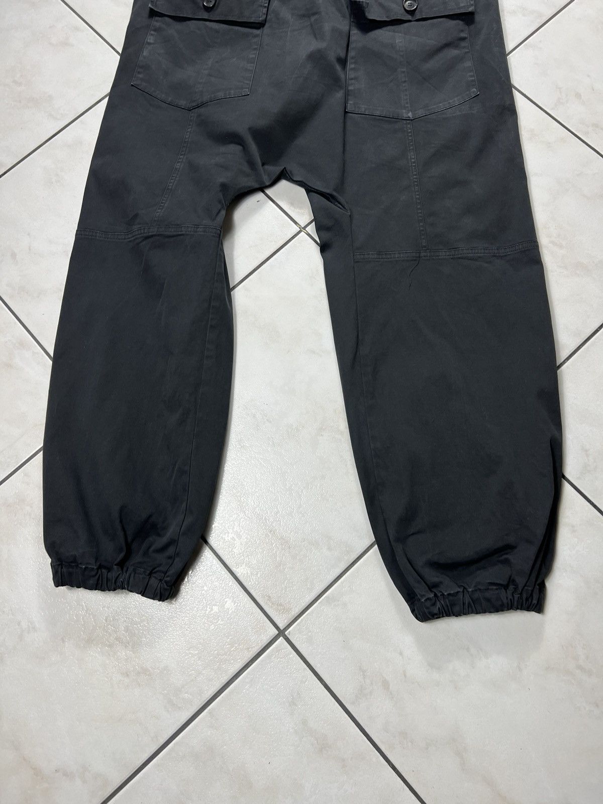 Yohji Yamamoto Semicouture 01 military avant garde pants belt asymmetric Size 30" / US 8 / IT 44 - 14 Thumbnail
