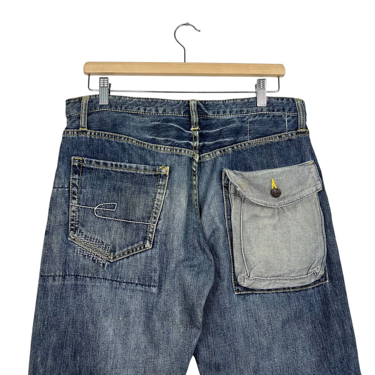 Japanese Brand Vintage Japanese Designer Workwear Denim Jeans Size US 32 / EU 48 - 8 Thumbnail