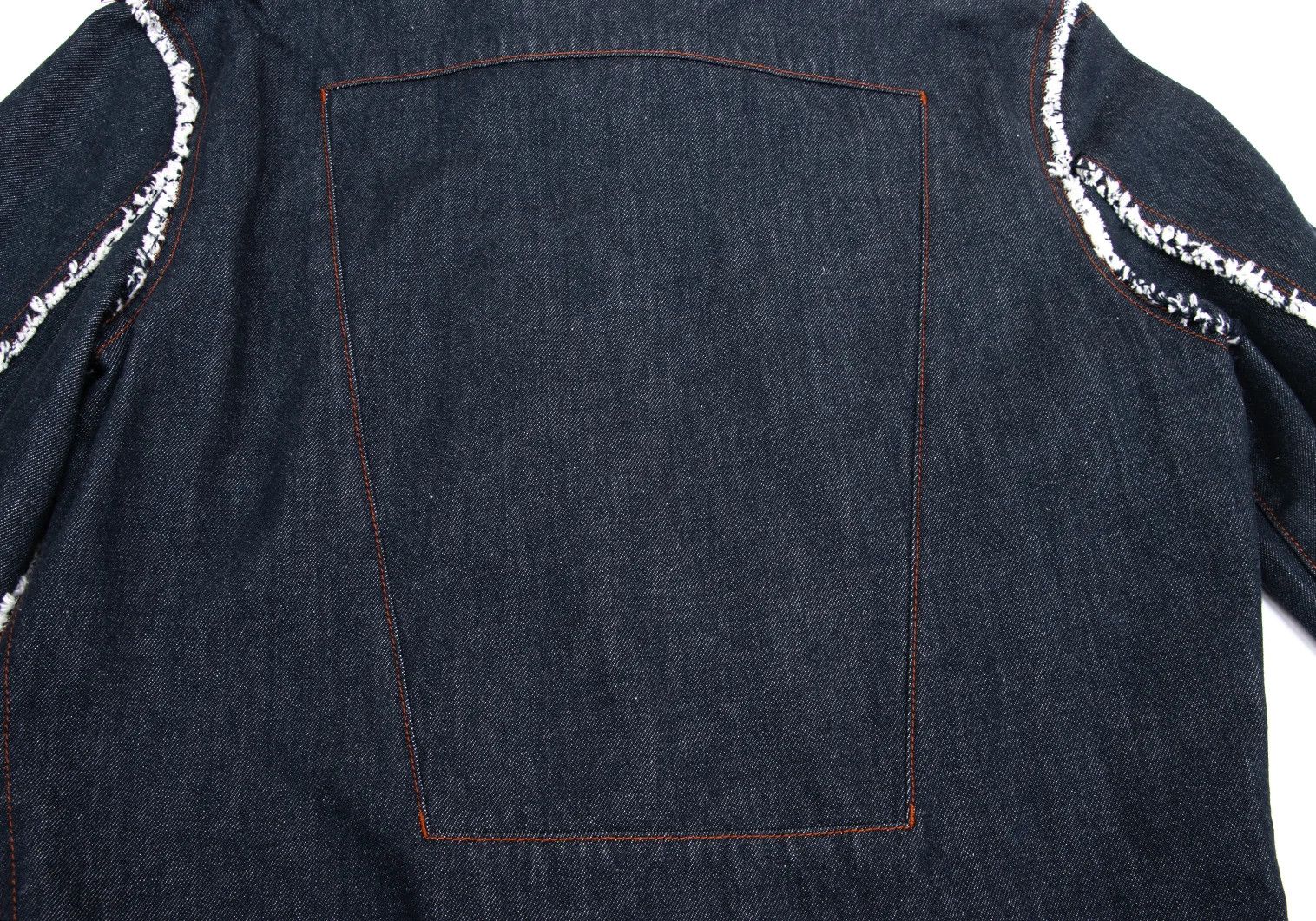Jean Paul Gaultier Frayed Denim Trucker Jacket in Indigo 50 Size US M / EU 48-50 / 2 - 15 Thumbnail