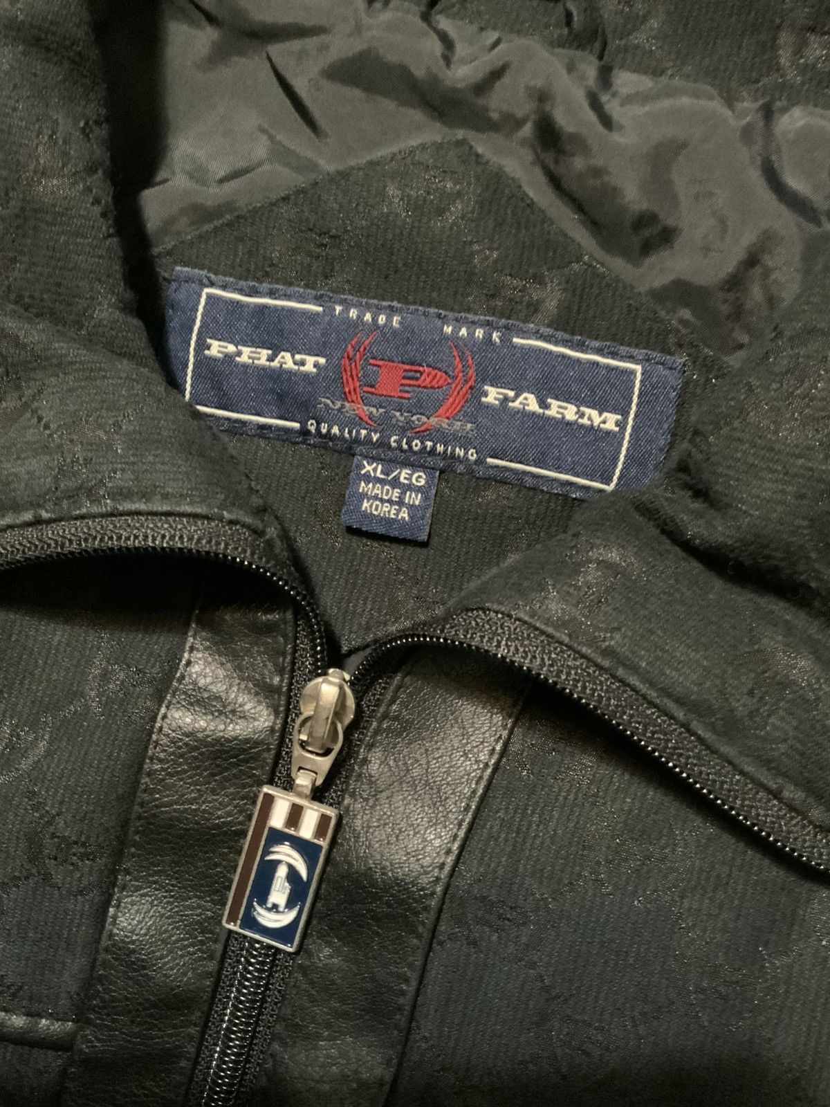 Phat Farm × Vintage Vintage 90s Y2K 2000s Phat Farm Monogram Dapper AOP Jacket Size US XL / EU 56 / 4 - 4 Thumbnail