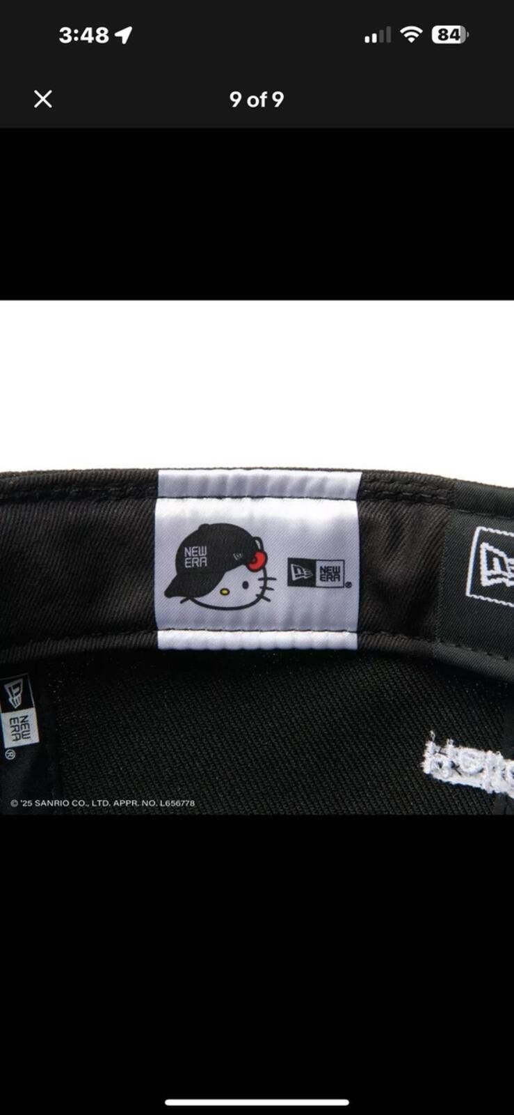 New Era New Era x Hello Kitty 59FIFTY Fitted 7 3/8 Japan Release Size ONE SIZE - 9 Thumbnail