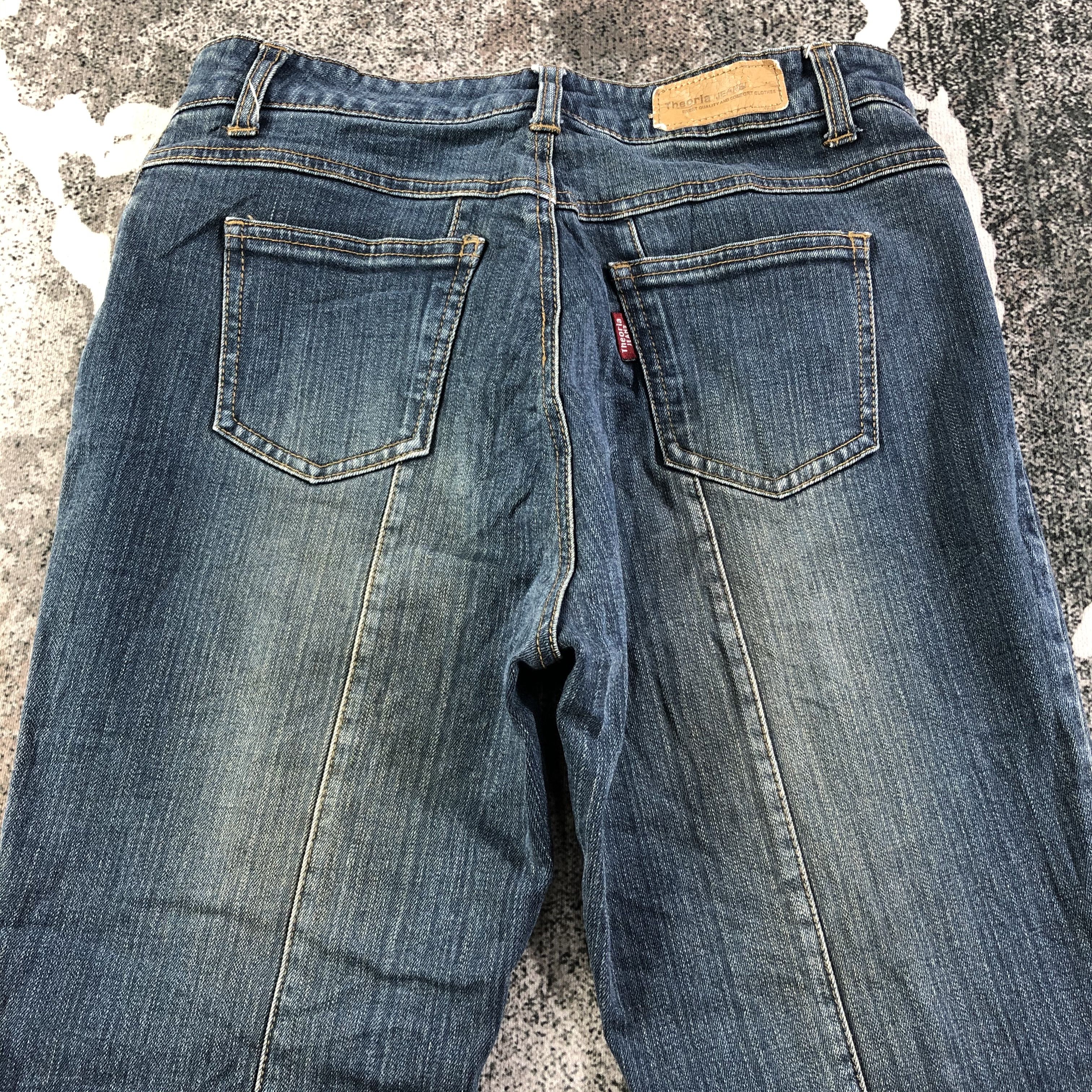 Japanese Brand Japanese Brand Theoria Jeans Blue Flare Denim KJ1757 Size 27" / US 4 / IT 40 - 4 Thumbnail