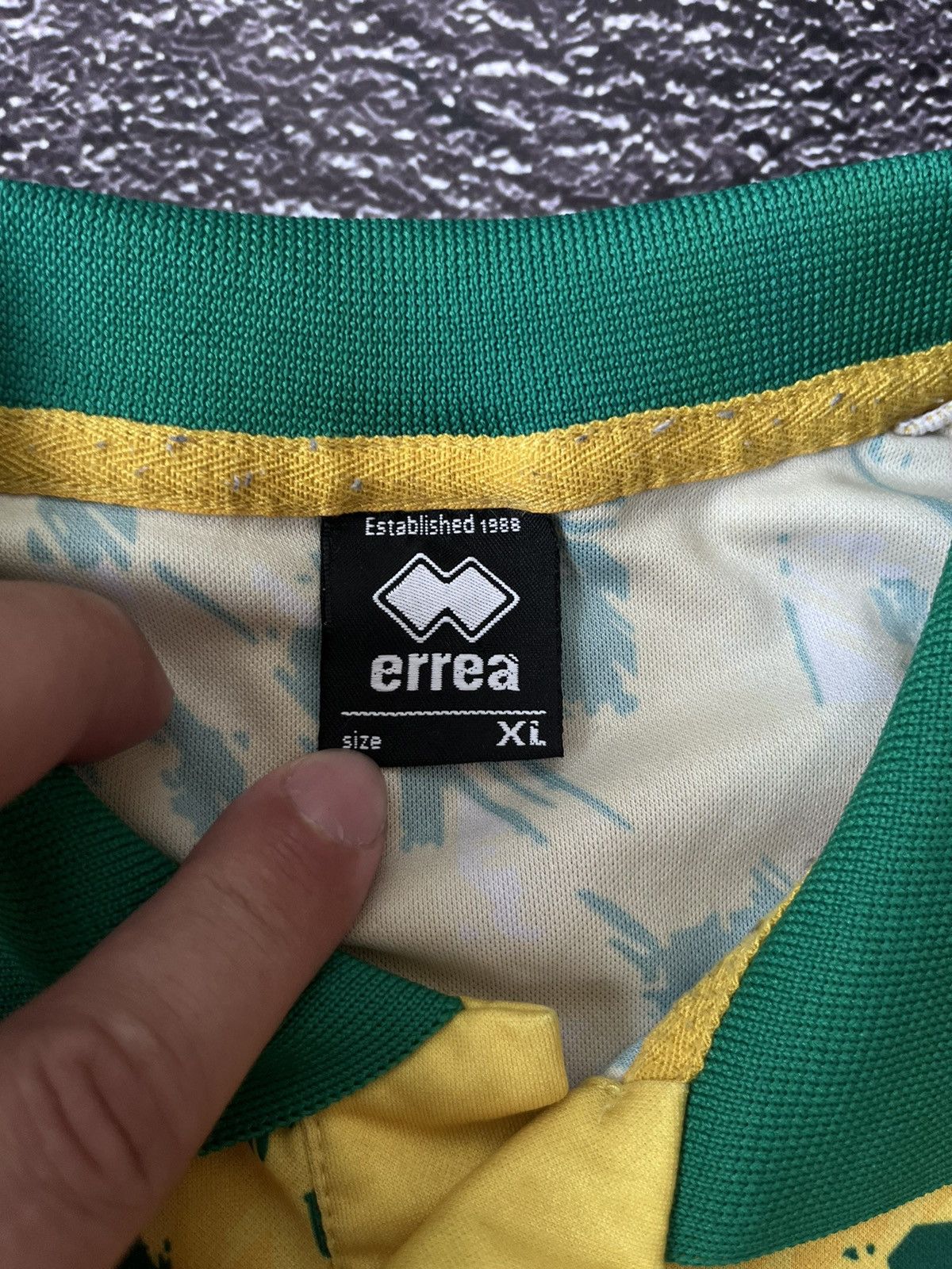 Errea Vintage Errea Norwich city soccer jersey Retro size XLARGE Size US XL / EU 56 / 4 - 6 Thumbnail