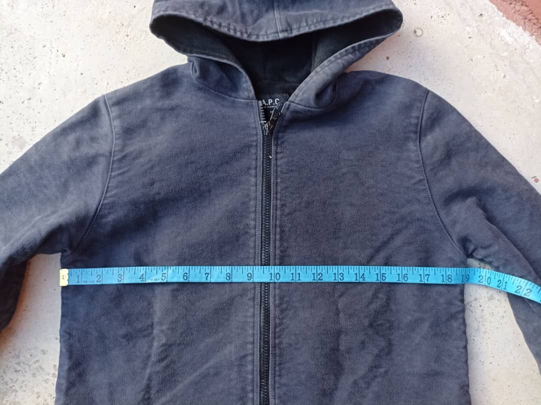 A.P.C. Vintage A. P. C Zipper Jacket Hoodie Size US M / EU 48-50 / 2 - 15 Thumbnail
