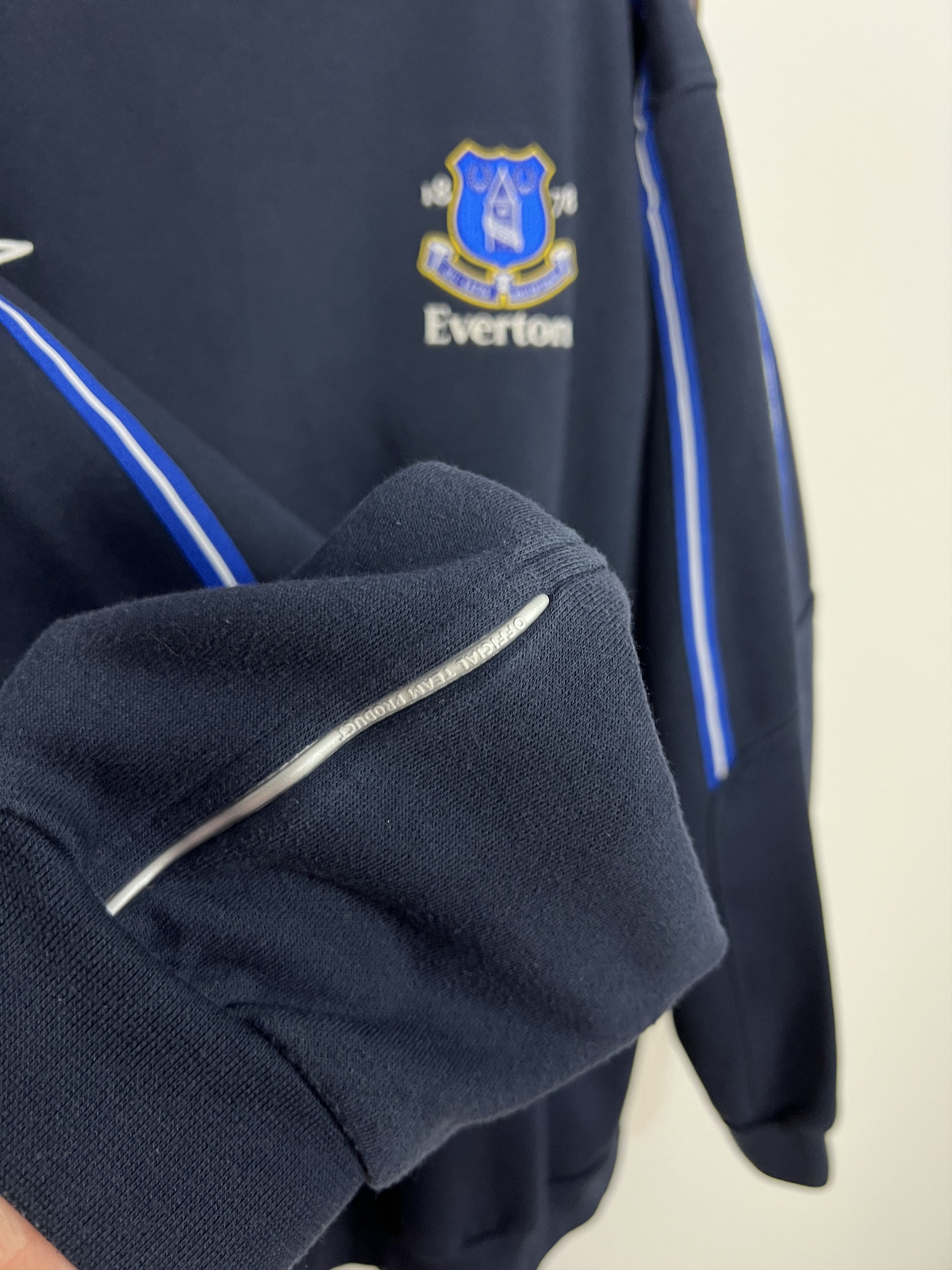 Umbro Everton Football Sweatshirt Soccer Track Top Crewneck Jacket Size US XL / EU 56 / 4 - 4 Thumbnail