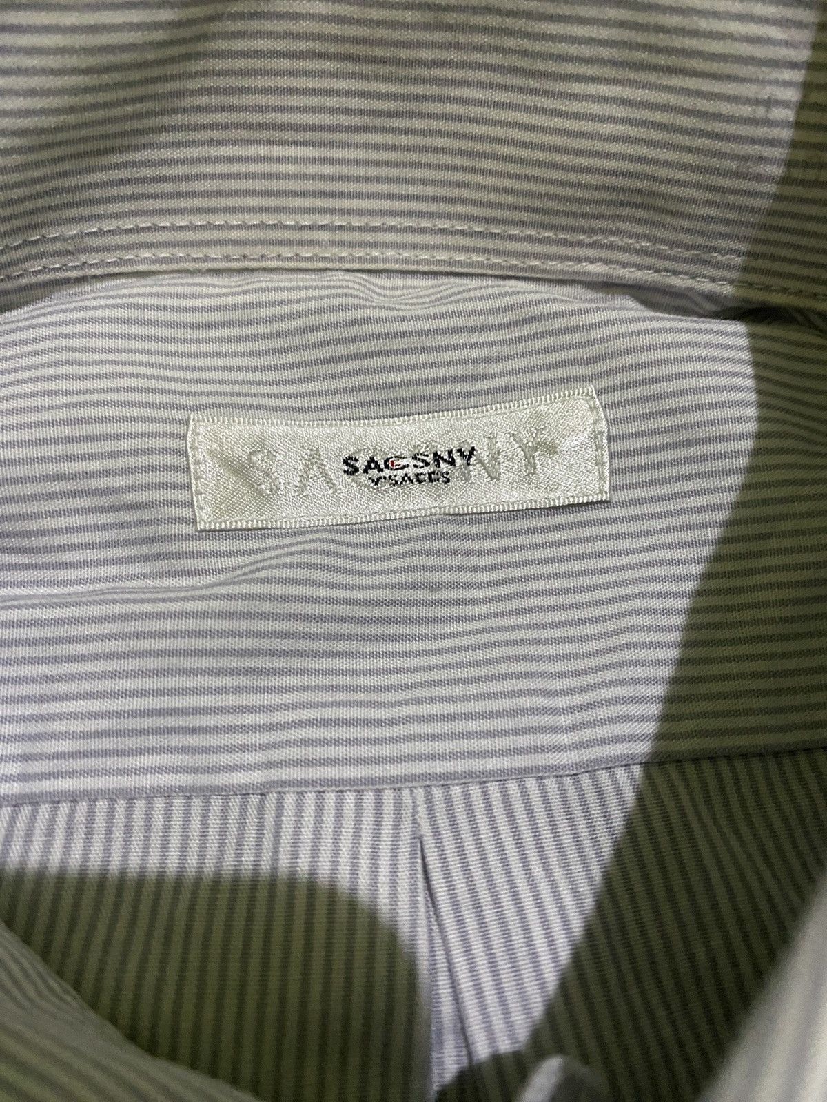 Japanese Brand × Y's for Men × Yohji Yamamoto Yohji Yamamoto Sacsny Y’saccs stripe shirt Size US S / EU 44-46 / 1 - 3 Thumbnail
