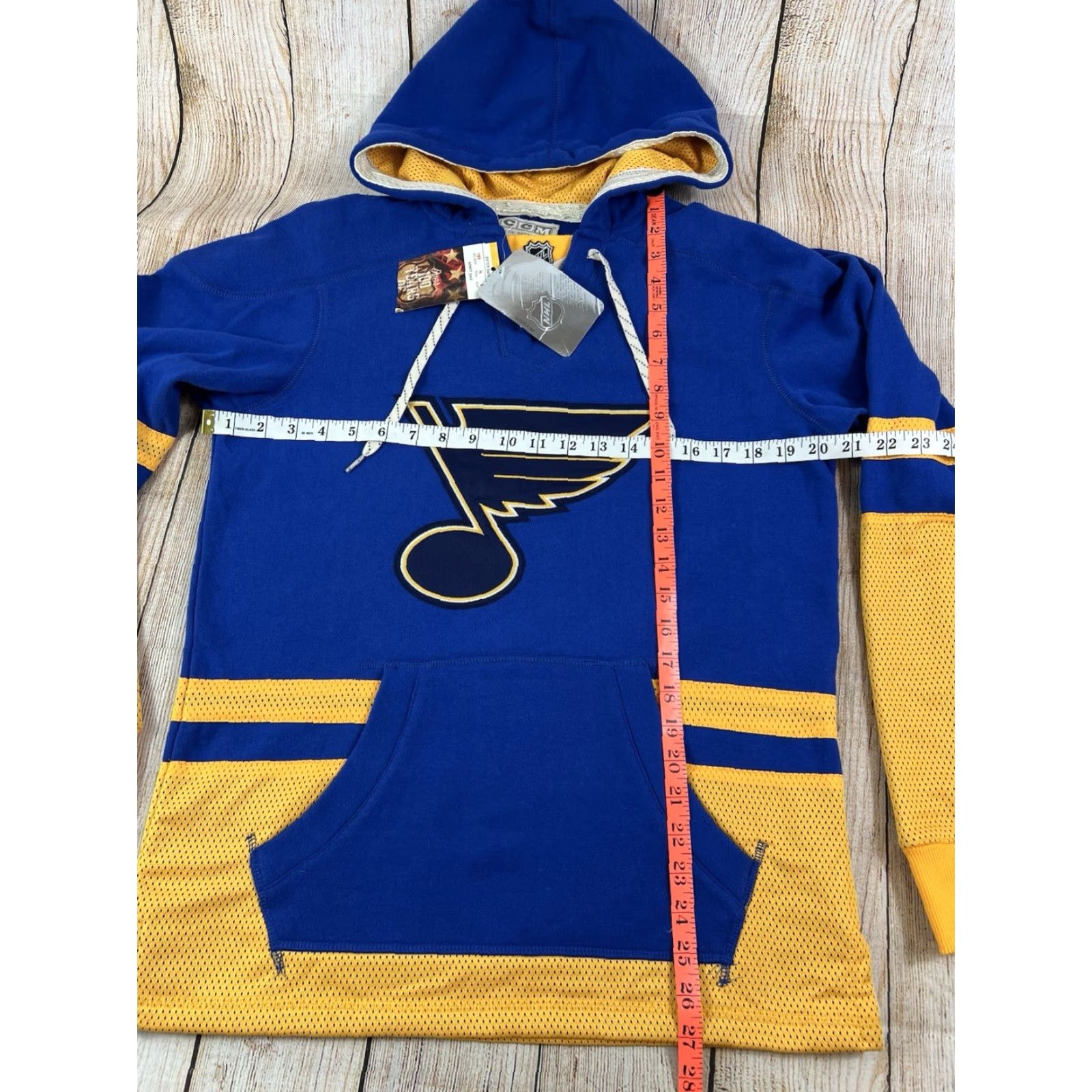 NHL NWT Men's NHL St. Louis Blues Hockey Lace Up Sweatshirt Pullover Size Small Size US S / EU 44-46 / 1 - 3 Thumbnail