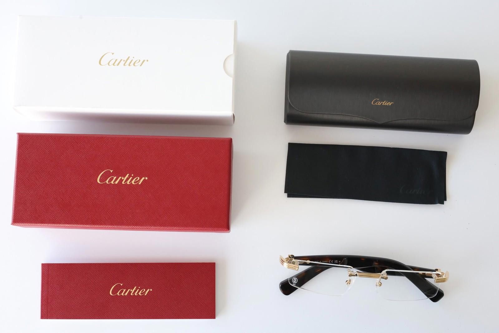 Cartier New Cartier eyewear optical eyeglasses CT0537O 002 gold Size ONE SIZE - 2 Thumbnail
