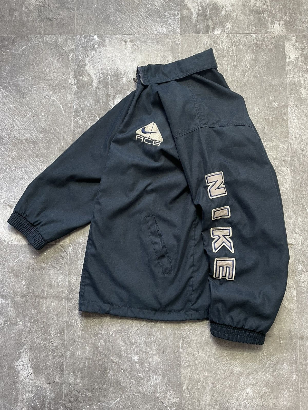 Nike ACG × Vintage Vintage Nike ACG Nylon Track Jacket Big Logo 