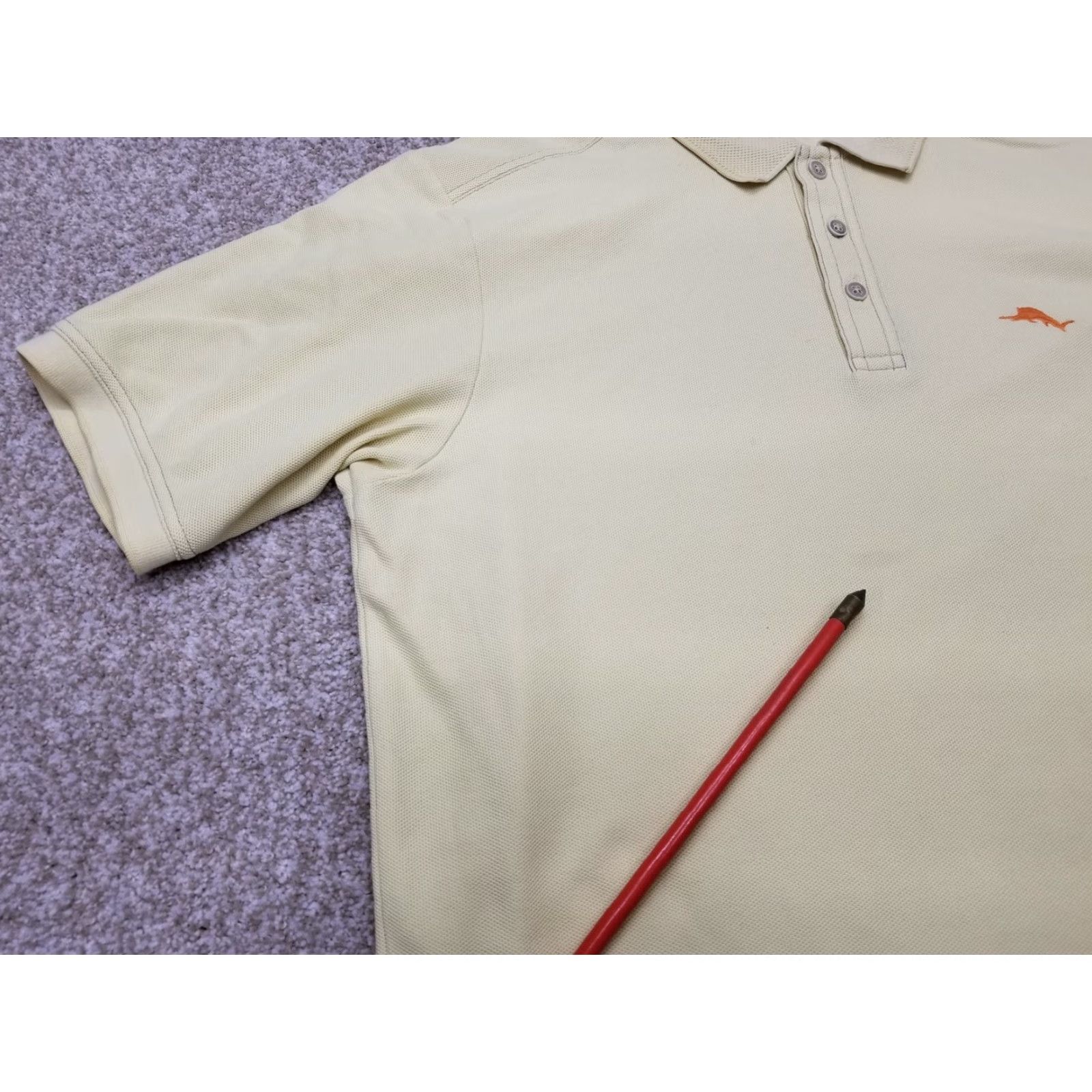 Tommy Bahama VINTAGE Tommy Bahama Shirt Mens M Yellow Polo Supima Cotton Blend Golf Casual Size US M / EU 48-50 / 2 - 3 Thumbnail