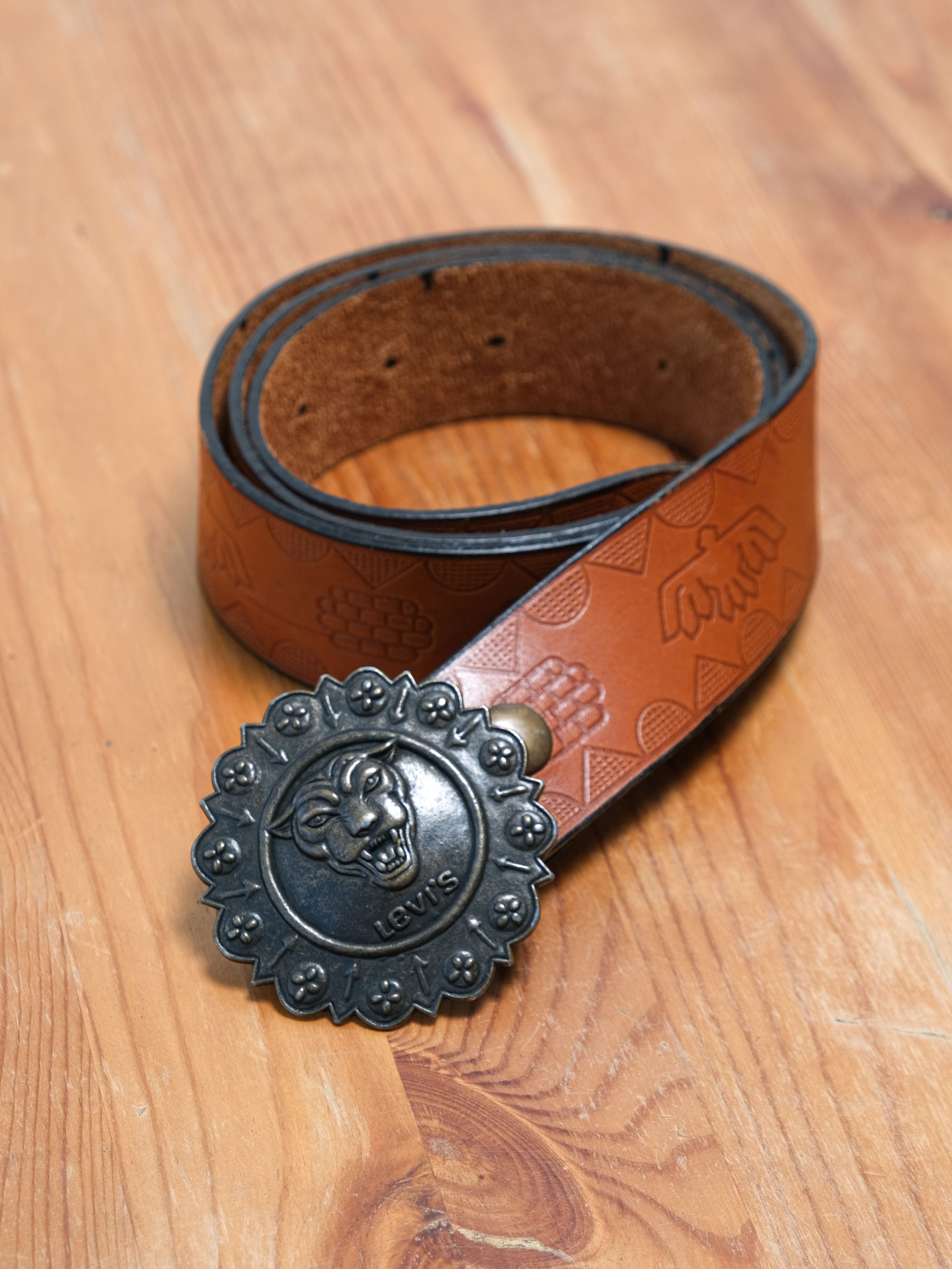 Levi's Levi’s Belt with Massive Buckle Size ONE SIZE - 1 Thumbnail