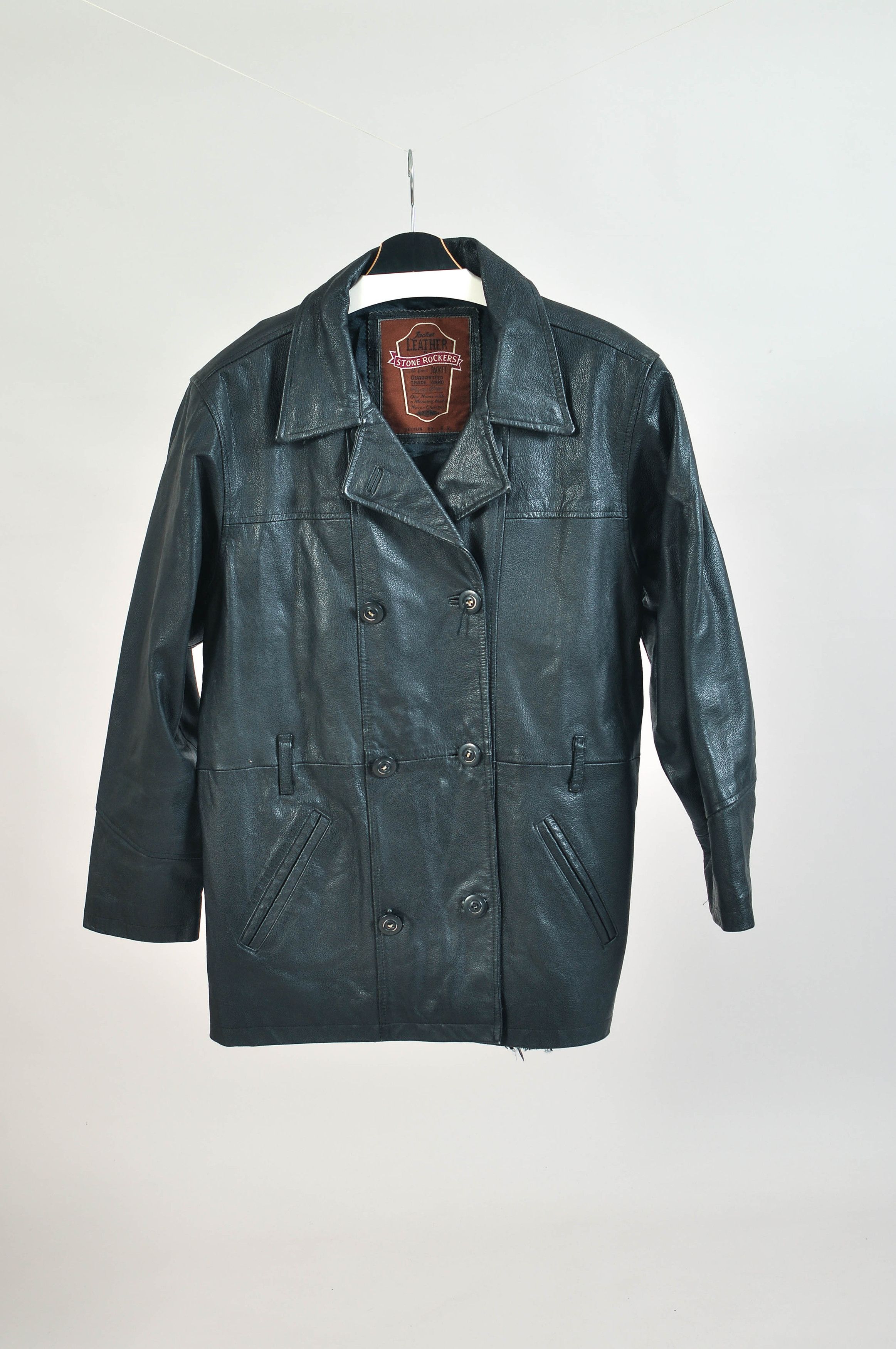 Other Real leather, double breasted jacket Size M / US 6-8 / IT 42-44 - 1 Thumbnail