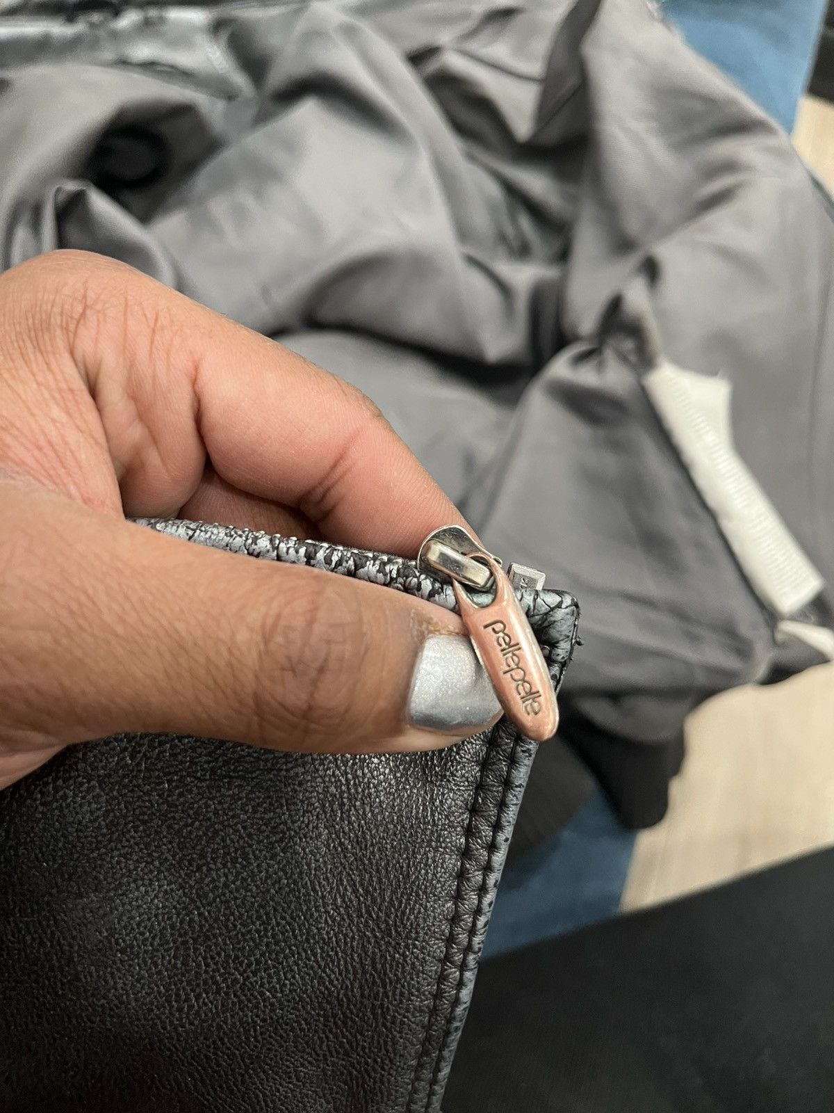 Pelle Pelle × Vintage Pelle Pelle Studded King of Kings Jacket Size US XXL / EU 58 / 5 - 10 Thumbnail