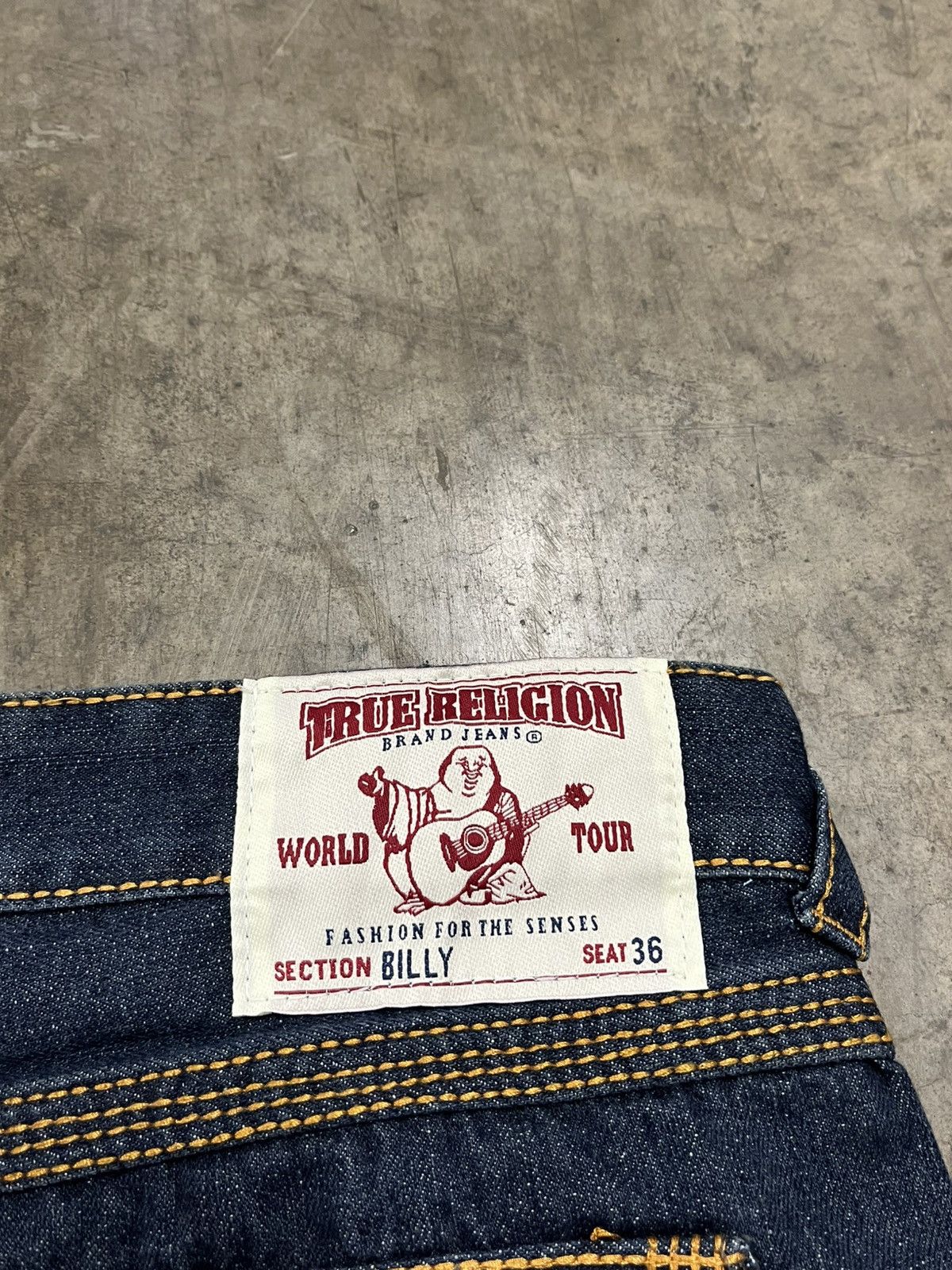 True Religion × Vintage True religion baggy fit wide leg rare denim skater y2k hype Size US 36 / EU 52 - 6 Thumbnail