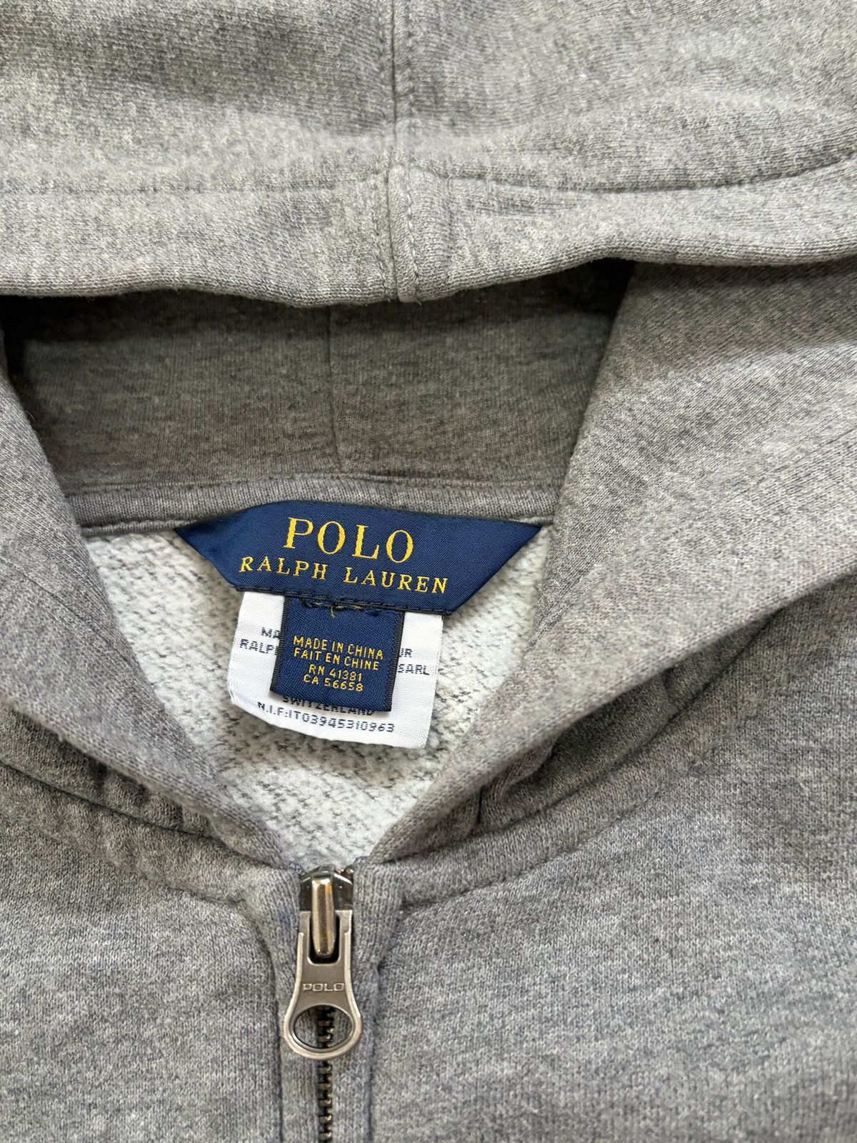 Polo Ralph Lauren Polo Ralph Lauren Grey Heather Pony Logo Zip Up Hoodie L Size US S / EU 44-46 / 1 - 5 Thumbnail