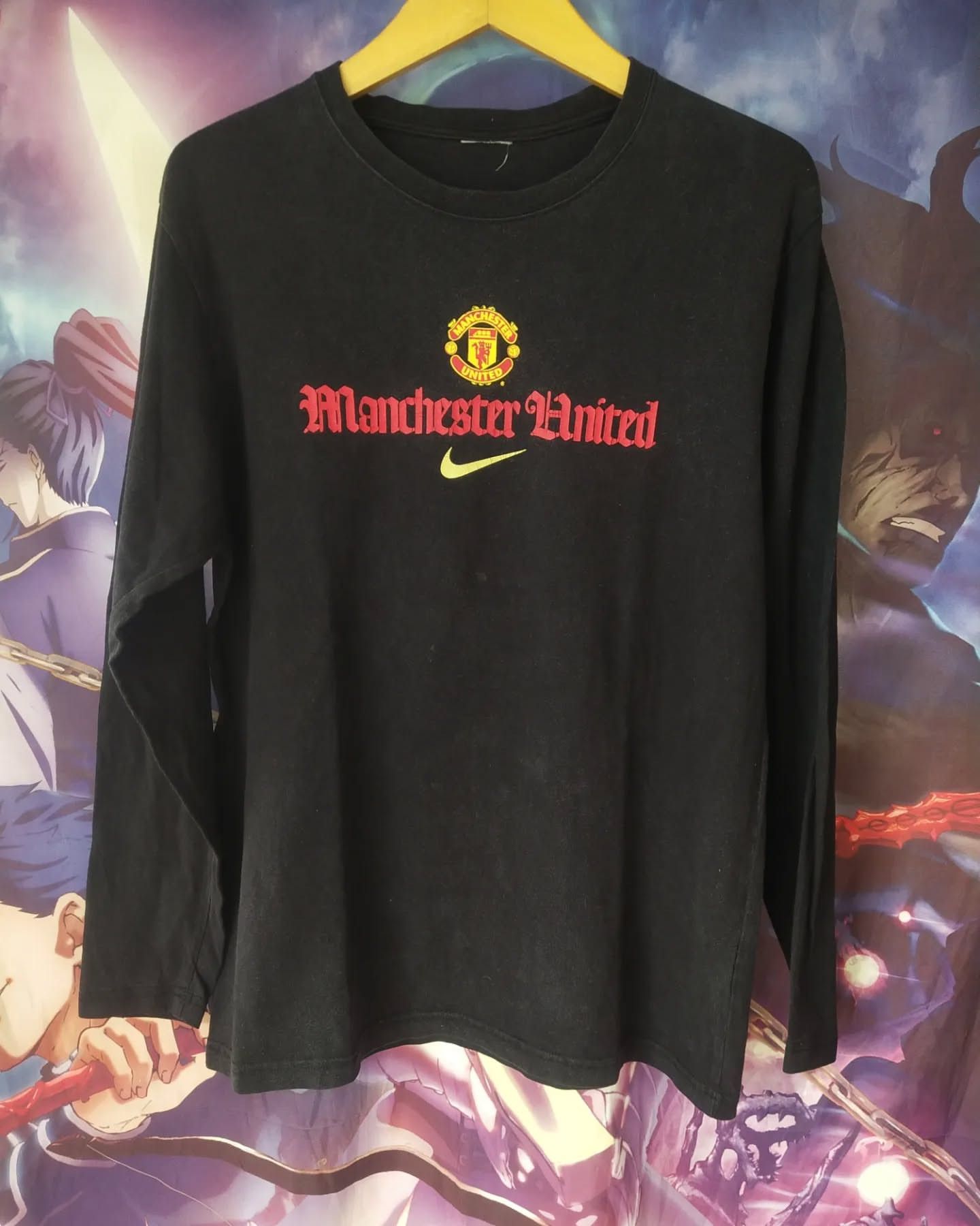 Nike Vintage Nike x Manchester United Ji Sung Park Black L/S Size US M / EU 48-50 / 2 - 3 Thumbnail