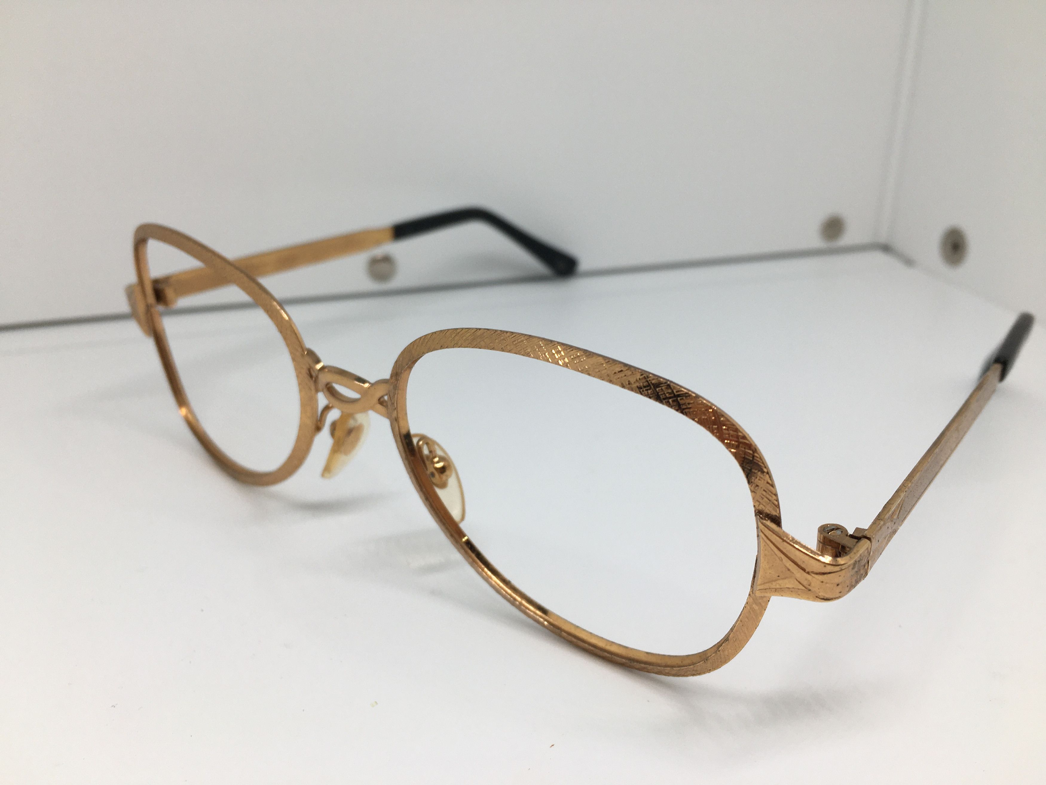 Vintage TIFFANY SWANK BARBUDO 20/000 Gold Filled Eyeglasses Spain Size ONE SIZE - 3 Thumbnail