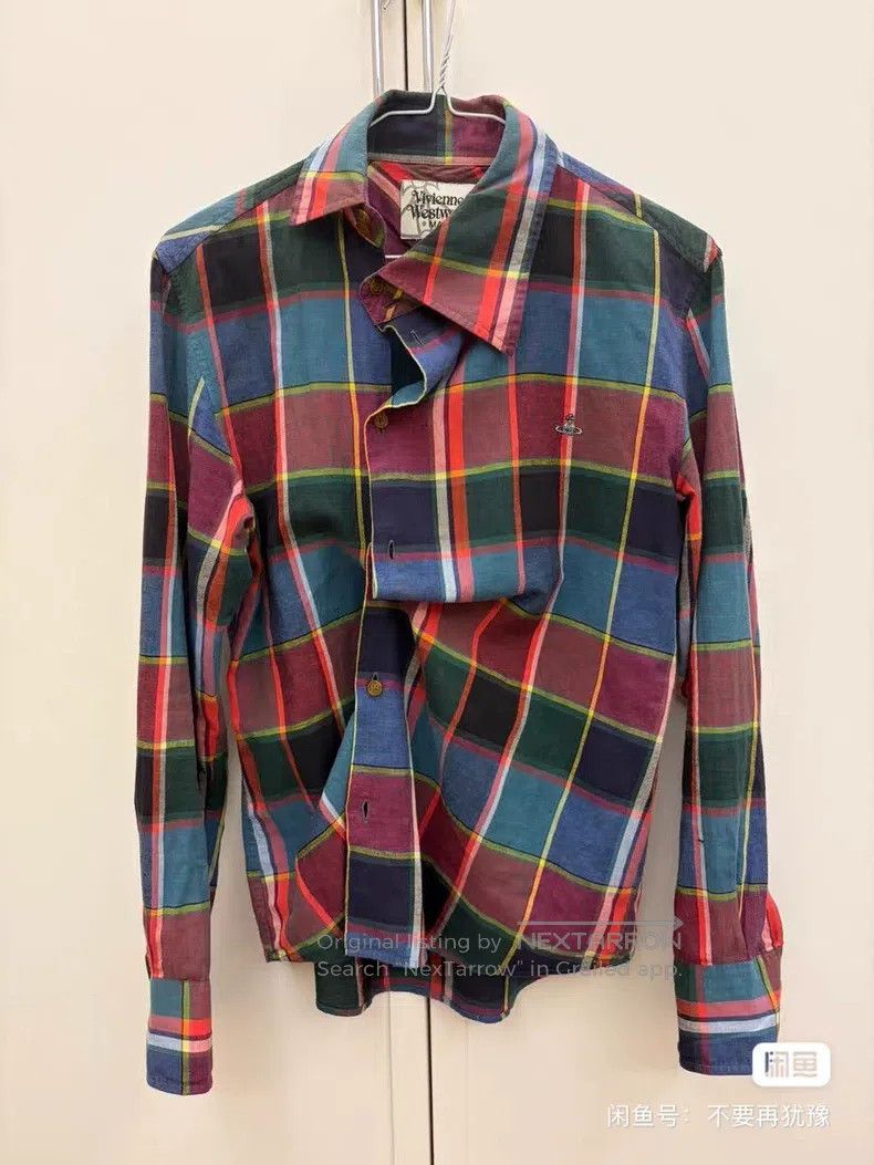 Vivienne Westwood Vivienne Westwood Irregular plaid shirt Size M / US 6-8 / IT 42-44 - 2 Thumbnail