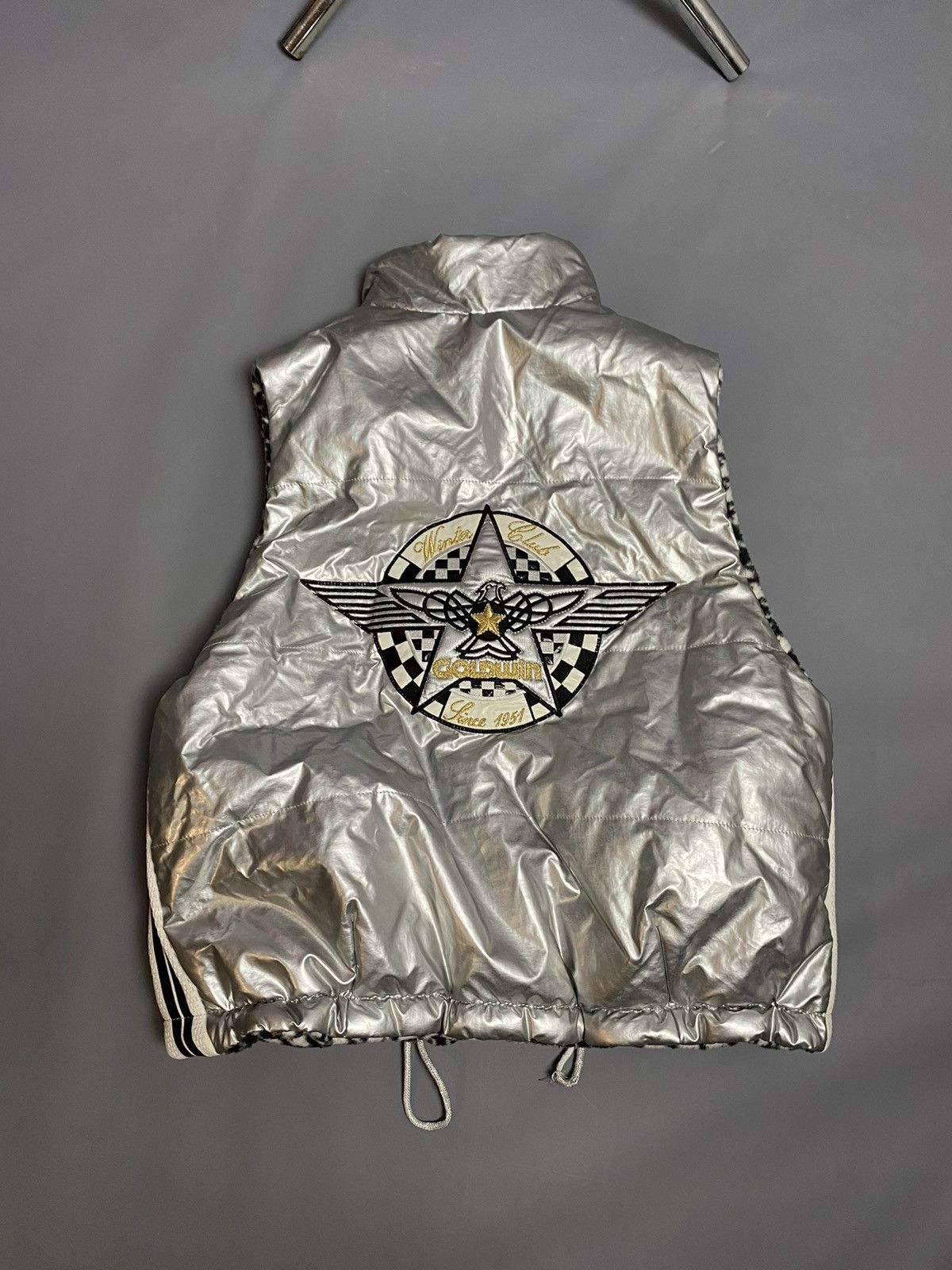 Goldwin Vtg Goldwin Womens Reversible Puffer Vest Ski Japan Sz IT 42 Size M / US 6-8 / IT 42-44 - 2 Thumbnail