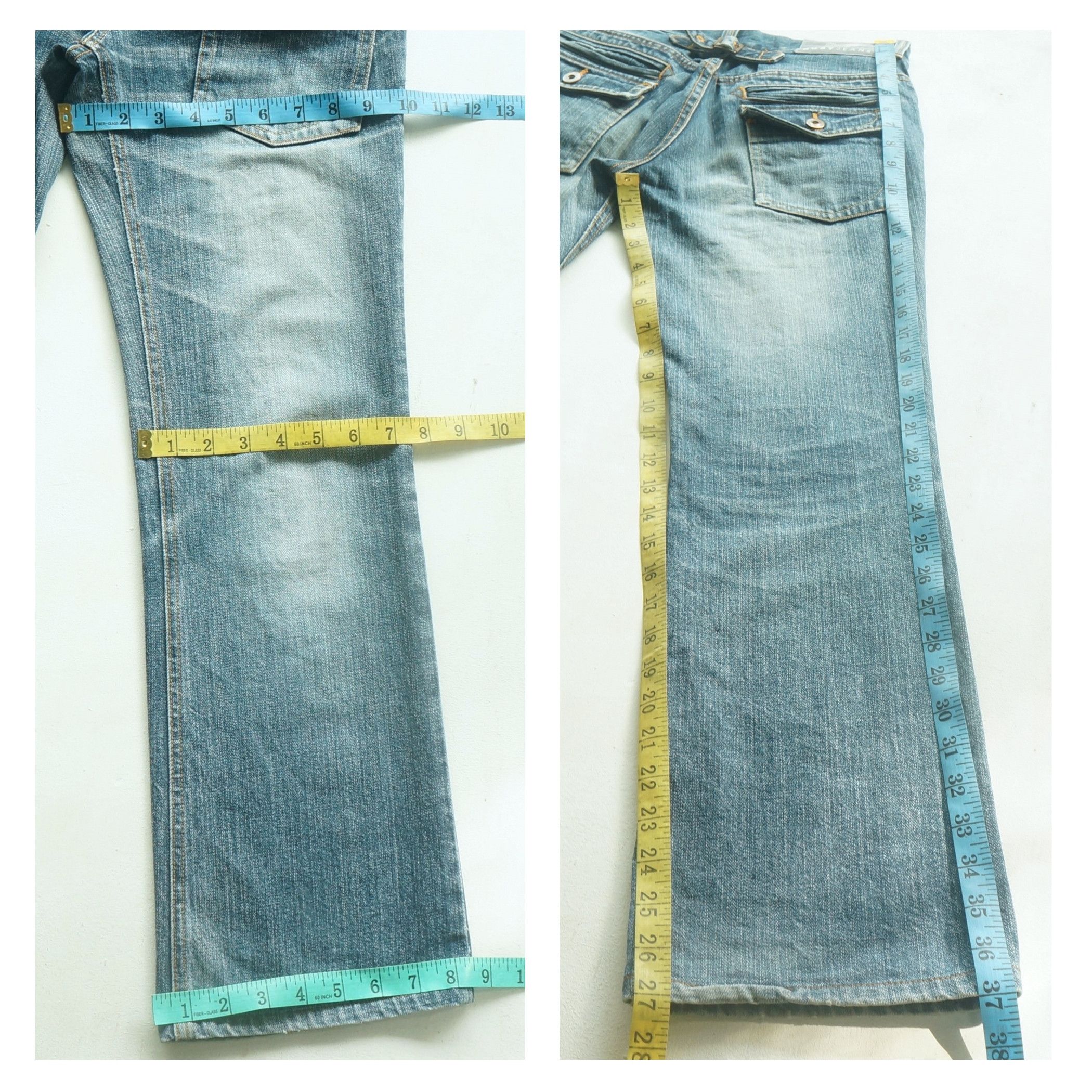 Japanese Brand NUSY JEANS Multi Pockets Jeans Size 27" / US 4 / IT 40 - 9 Thumbnail