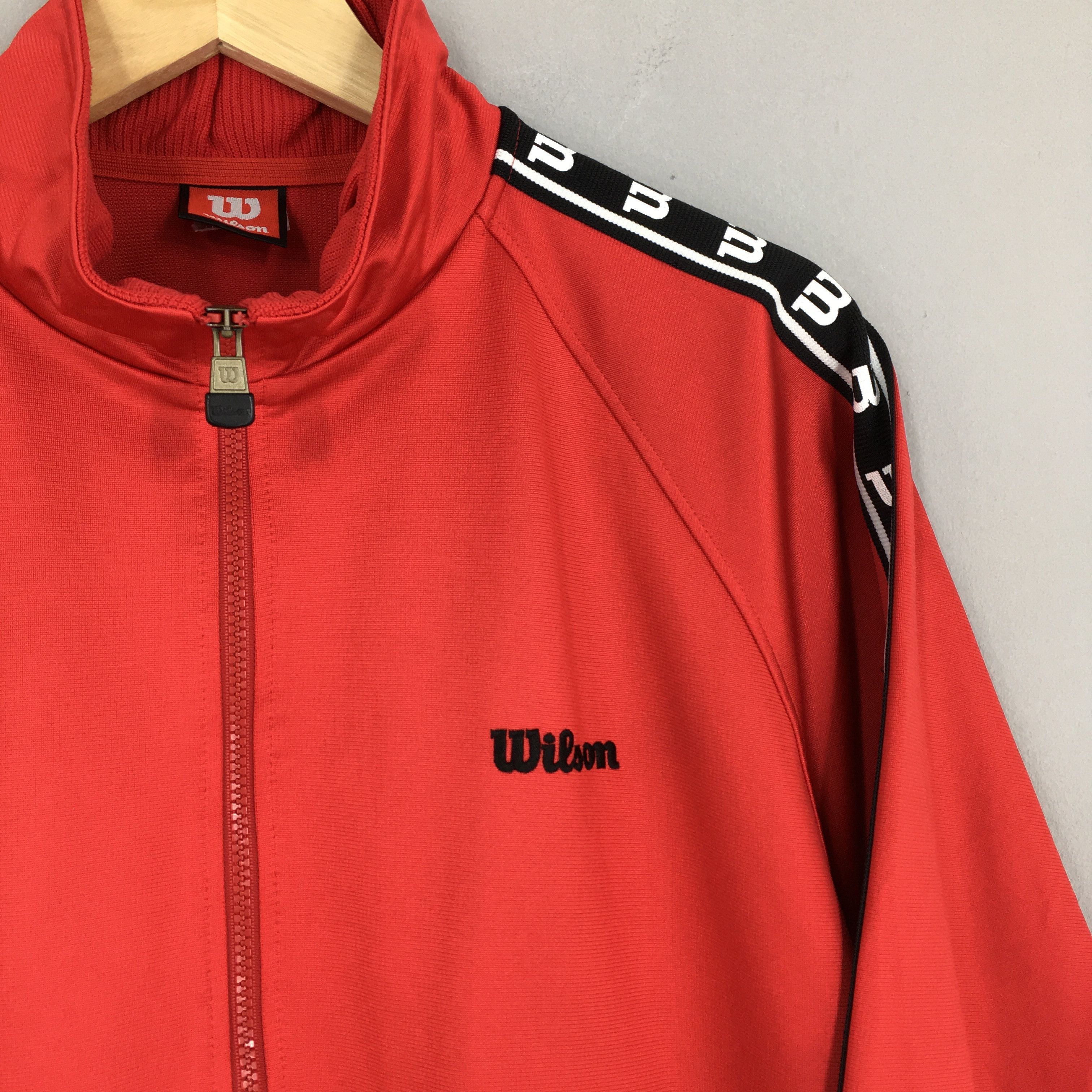 Vintage Vintage Wilson Windrunner Red Jacket Large Size US L / EU 52-54 / 3 - 4 Thumbnail