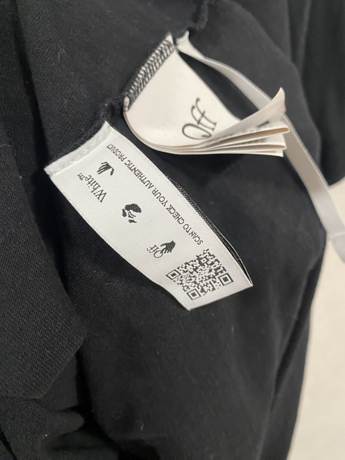 Off-White 🍀Free Shipping☘️ Off White Black T Shirt Super Oversized Size US L / EU 52-54 / 3 - 7 Thumbnail