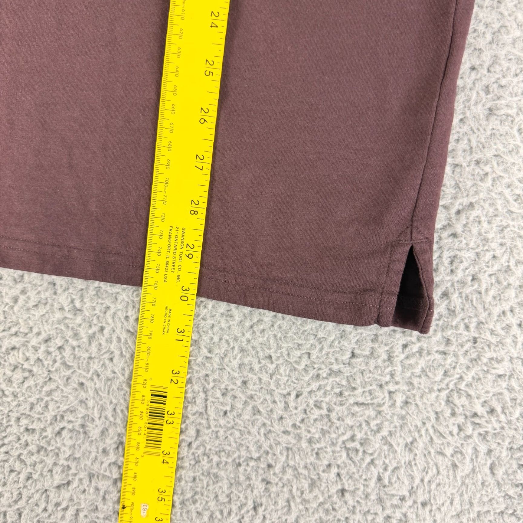 Pendleton Pendleton Deschutes T-Shirt Mens Small Maroon Long Sleeve Crew Neck Pocket Size US S / EU 44-46 / 1 - 6 Thumbnail