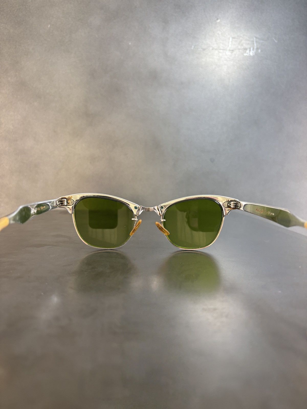 Vintage 1960s ArtCraft Sunglasses True Vintage Aluminum Frame Chrome Size ONE SIZE - 11 Thumbnail