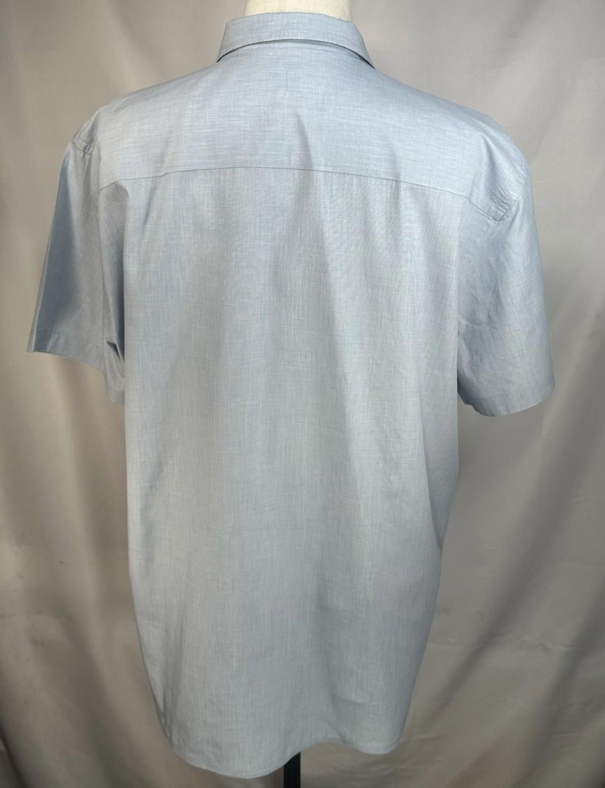 Gap Gap 100% Cotton Short Sleeve Button Up Blue Men's XL Size US XL / EU 56 / 4 - 2 Thumbnail