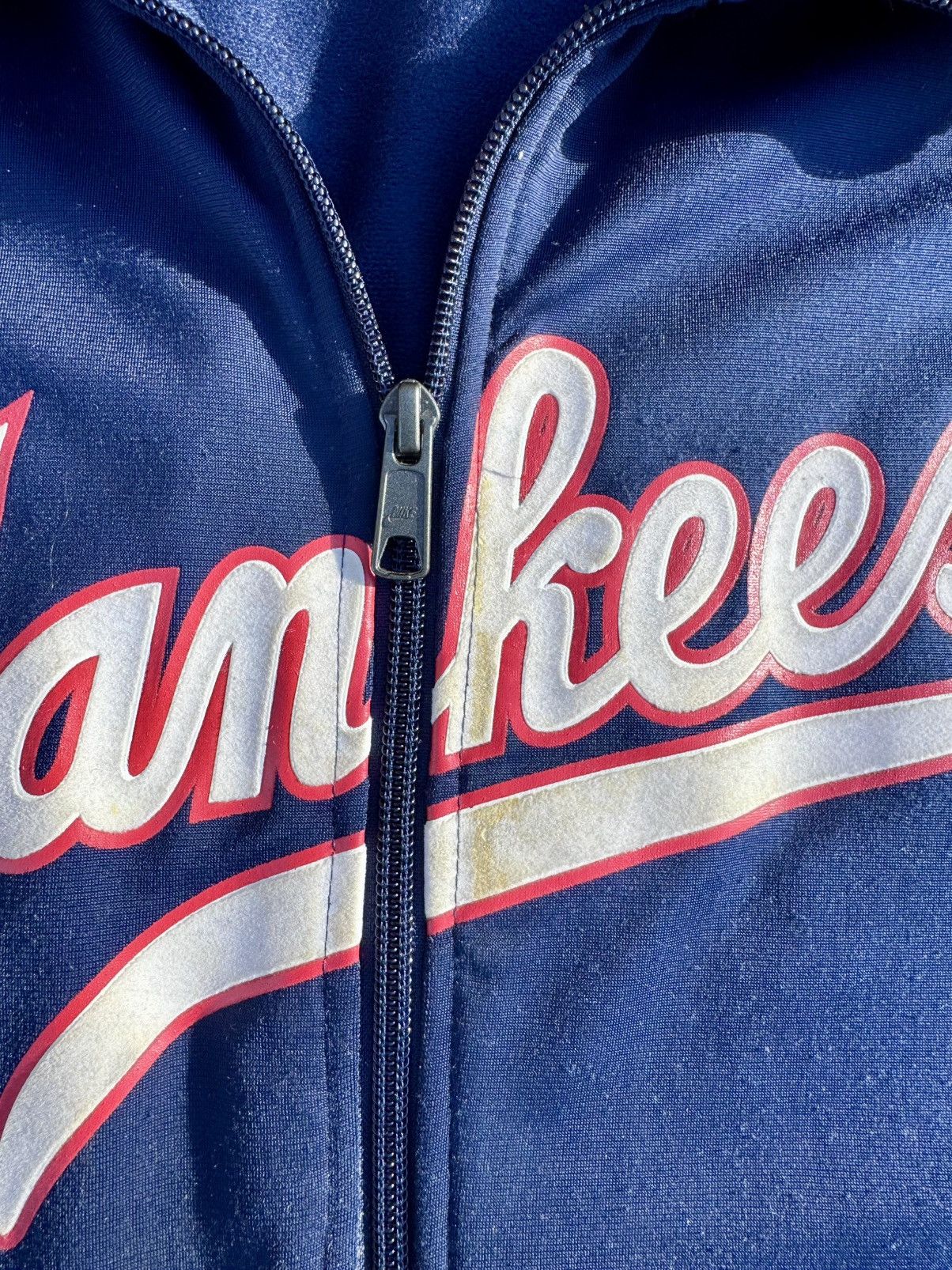 Vintage Nike New York Yankees Script Logo Track Jacket