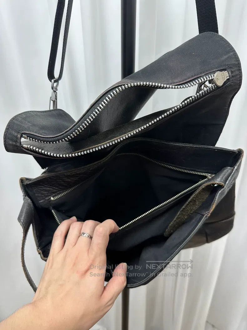 Yohji Yamamoto Yohji Yamamoto Cowhide aviator buckle crossbody bag Size ONE SIZE - 8 Thumbnail