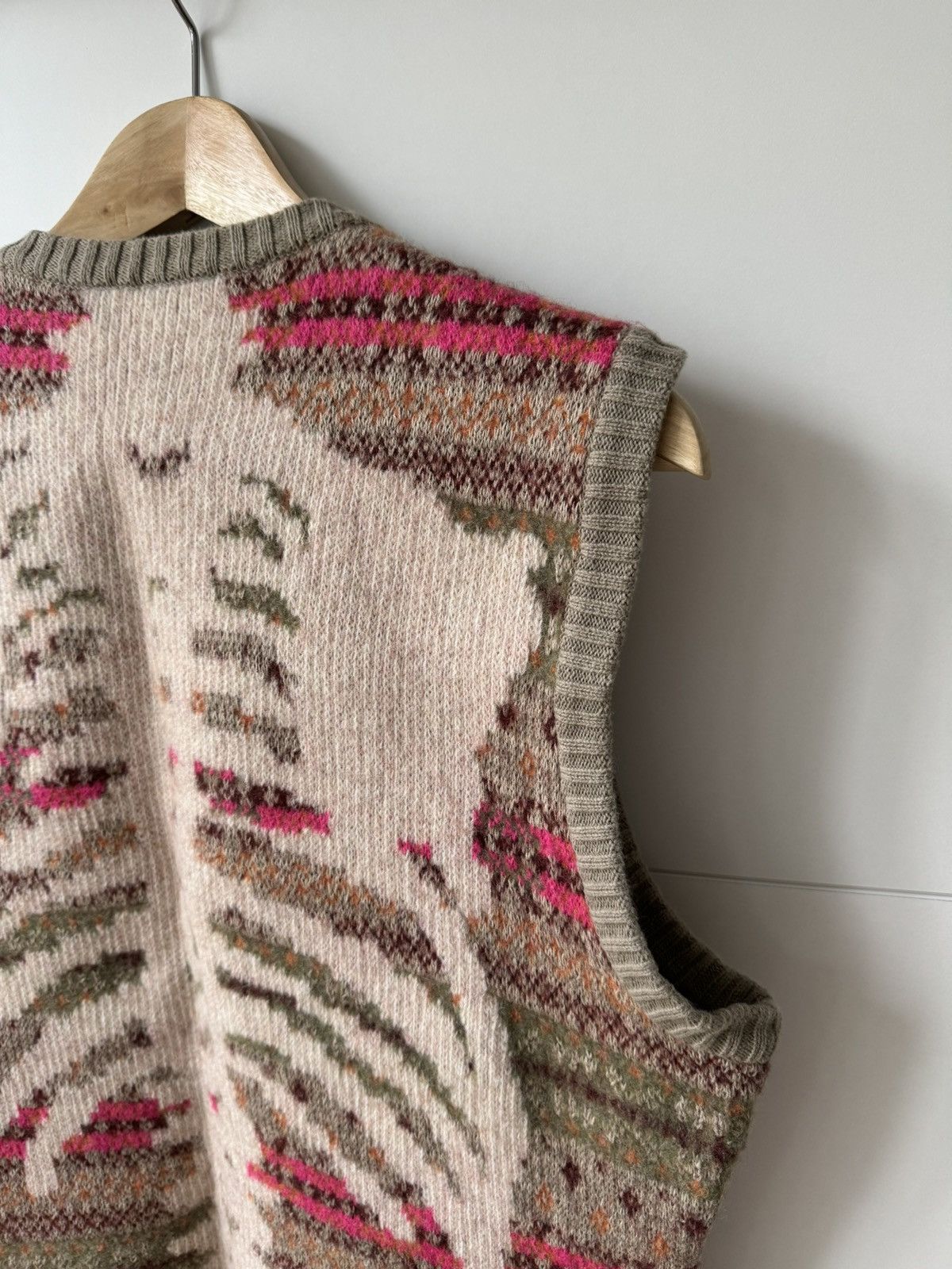 Kapital 7G wool Fair Isle Bone vest Size US L / EU 52-54 / 3 - 4 Thumbnail