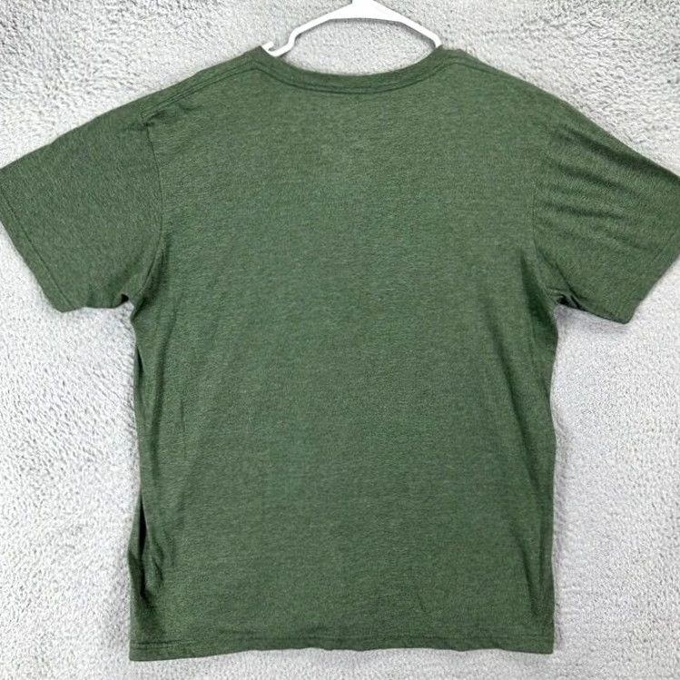 Vintage New York Jets T-Shirt Adult Large Green Majestic Short Sleeve Mens Crew Neck Triple Peak Size US L / EU 52-54 / 3 - 2 Thumbnail