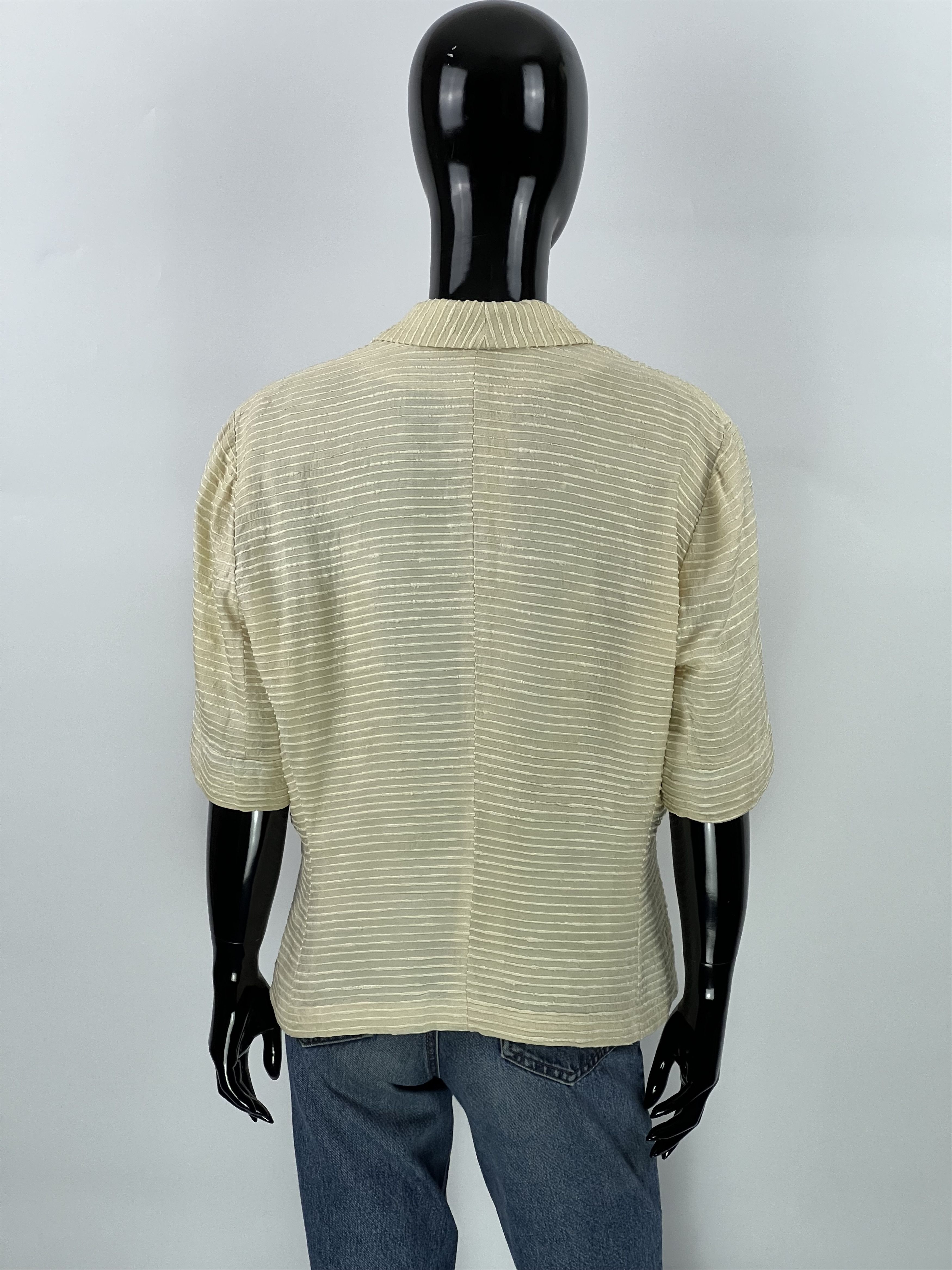Designer × Vintage Jacques Fath Rare Vintage 100% Silk Blazer Jacket Size 40 Size M / US 6-8 / IT 42-44 - 2 Thumbnail