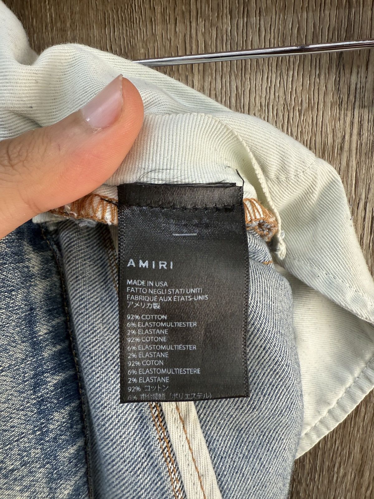 Amiri Amiri Pajama Art Patch Jeans Size US 33 - 10 Thumbnail