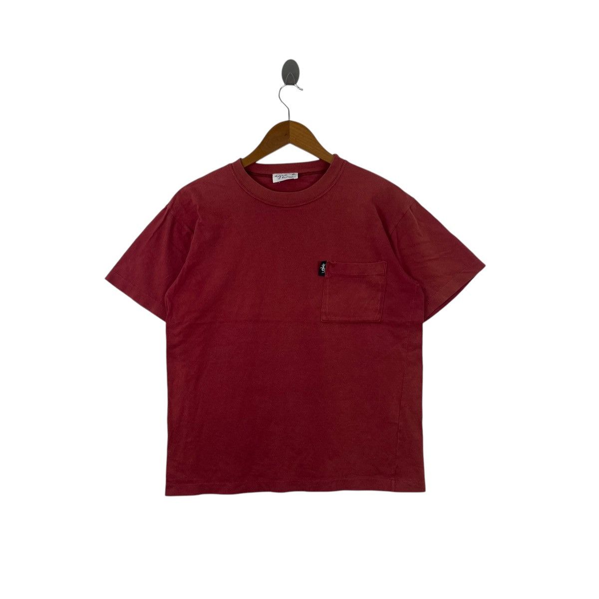 Vintage × agnes b. Vintage Agnes B Homme Paris Single Pocket Tee Shirt Size US M / EU 48-50 / 2 - 1 Thumbnail