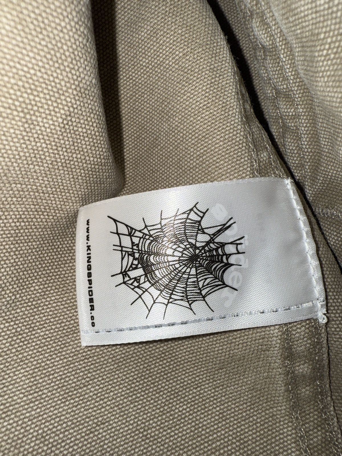 Sp5der Spider/Sp5der Worldwide Tan Canvas Work Jacket Size US S / EU 44-46 / 1 - 6 Thumbnail