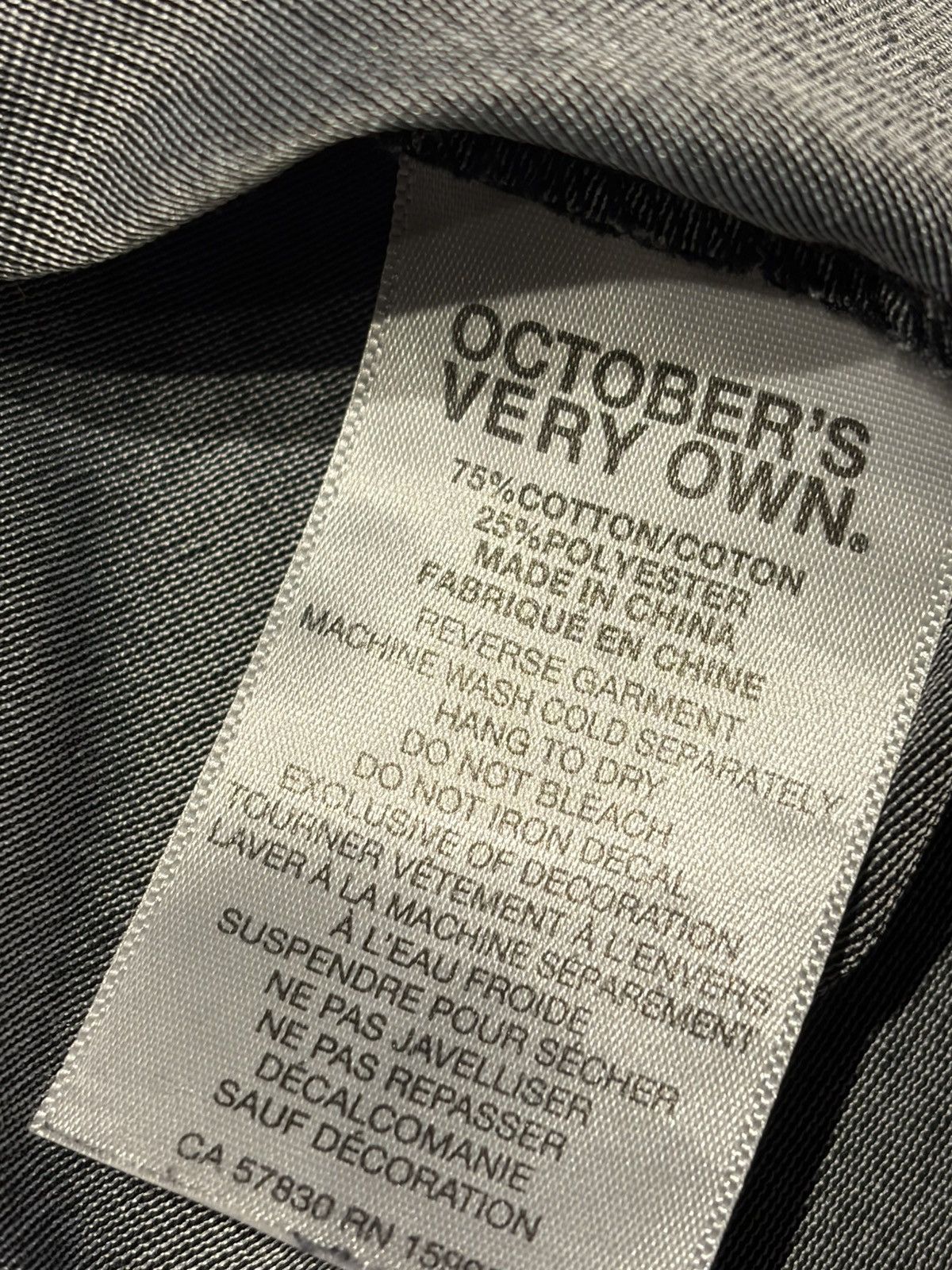 October's Very Own Black pom logo long sleeve Size US M / EU 48-50 / 2 - 4 Thumbnail