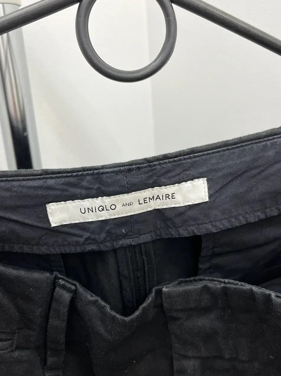Lemaire × Uniqlo Lemaire x Uniqlo Cotton Baggy High Waist Cropped Denim Pants Size US 34 / EU 50 - 3 Thumbnail