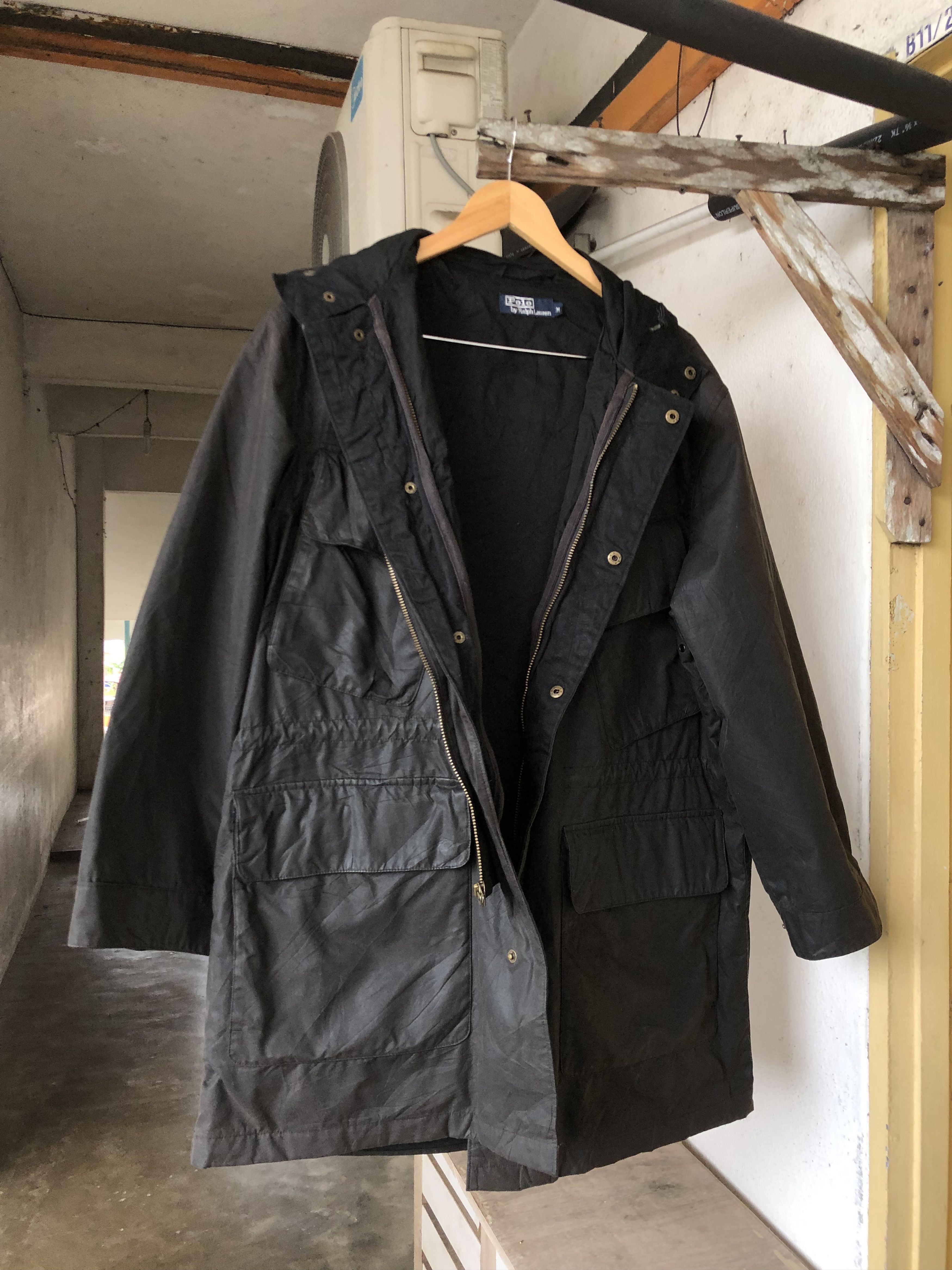 Polo Ralph Lauren Vintage Polo Ralph Lauren Wax Parka Jacket Size US M / EU 48-50 / 2 - 8 Thumbnail