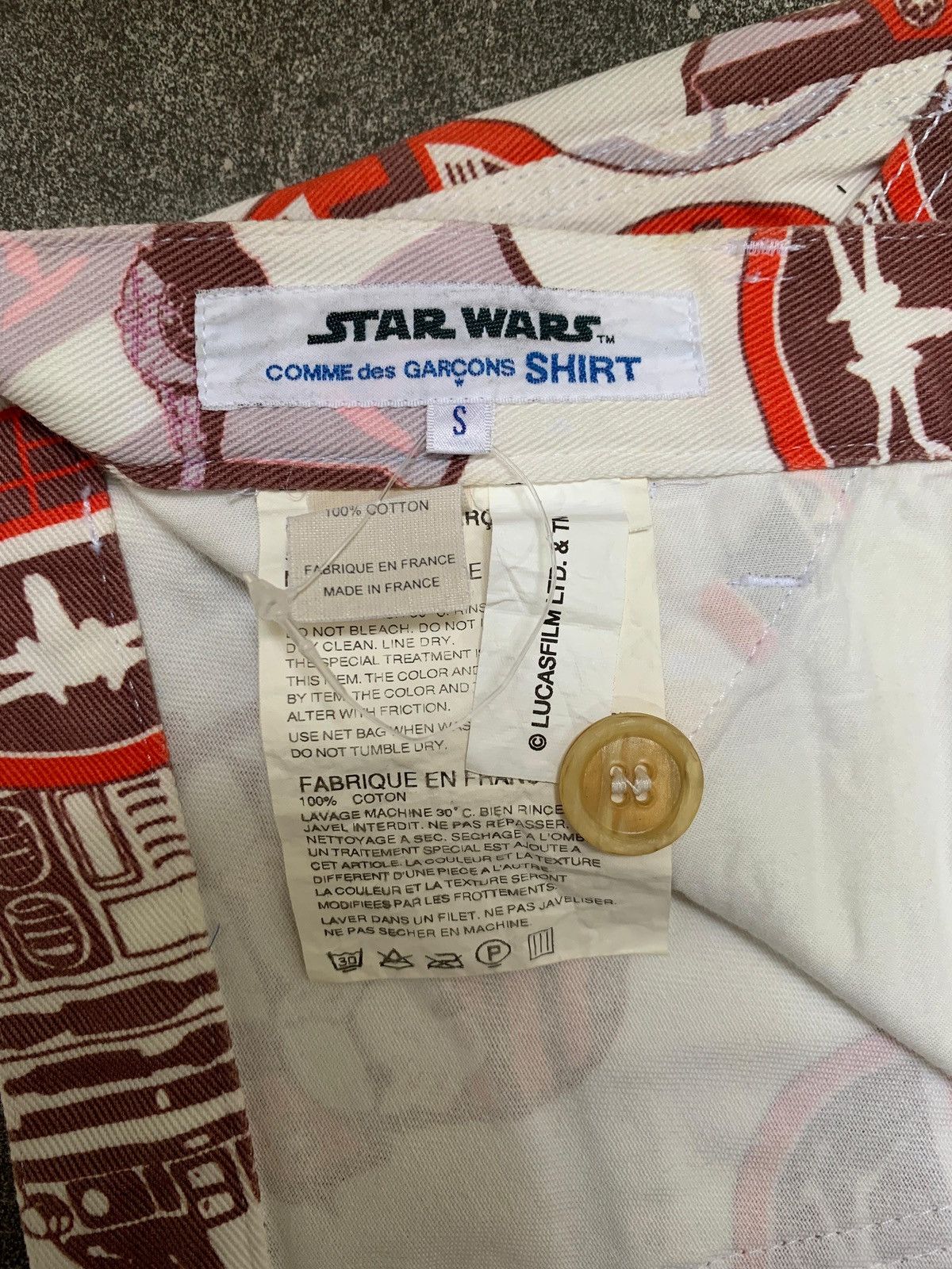Comme des Garcons SHIRT × Star Wars Printed Graphic Pants Size US 32 / EU 48 - 10 Thumbnail