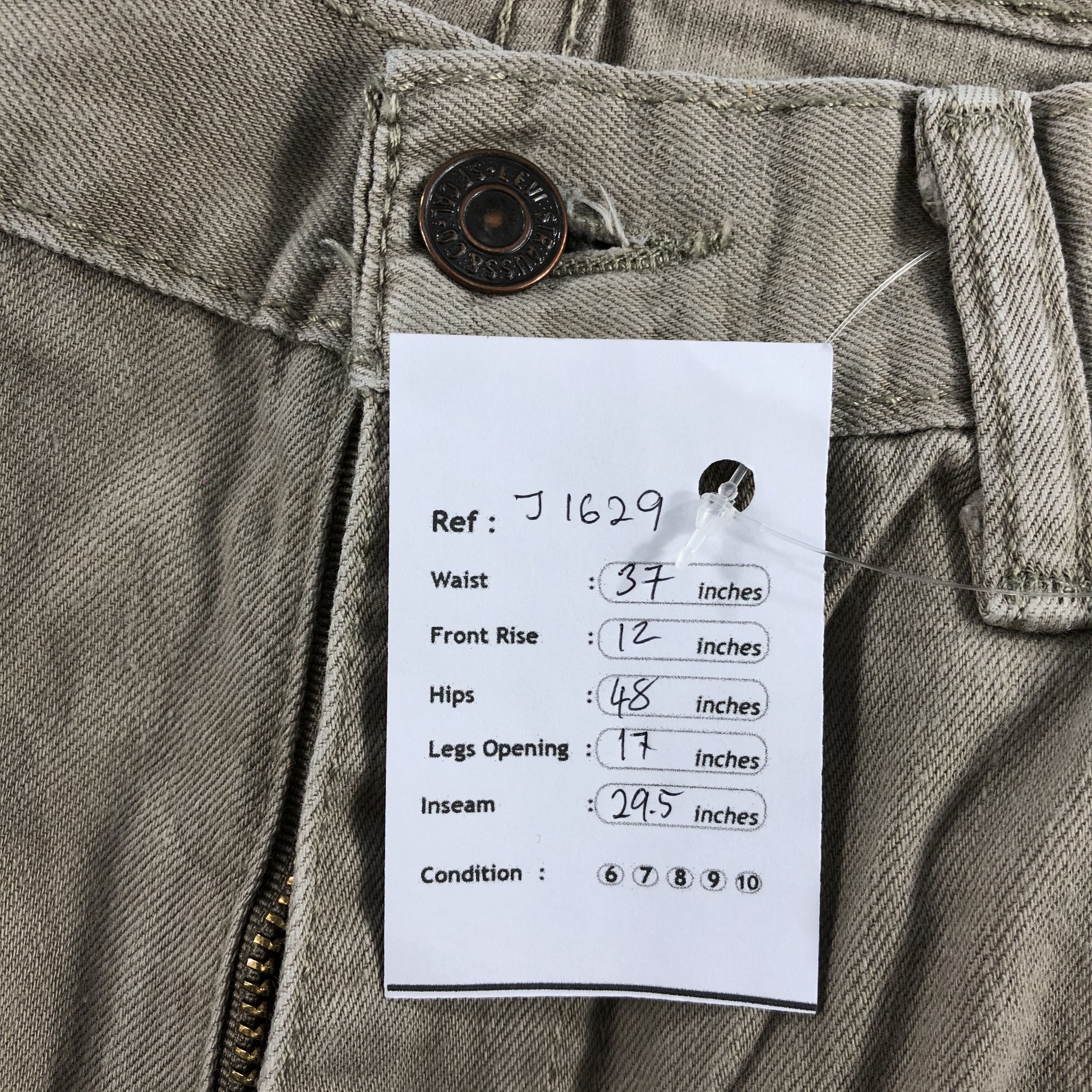Levi's Vintage Levis 505 Jeans-J1629 Size US 37 - 12 Thumbnail