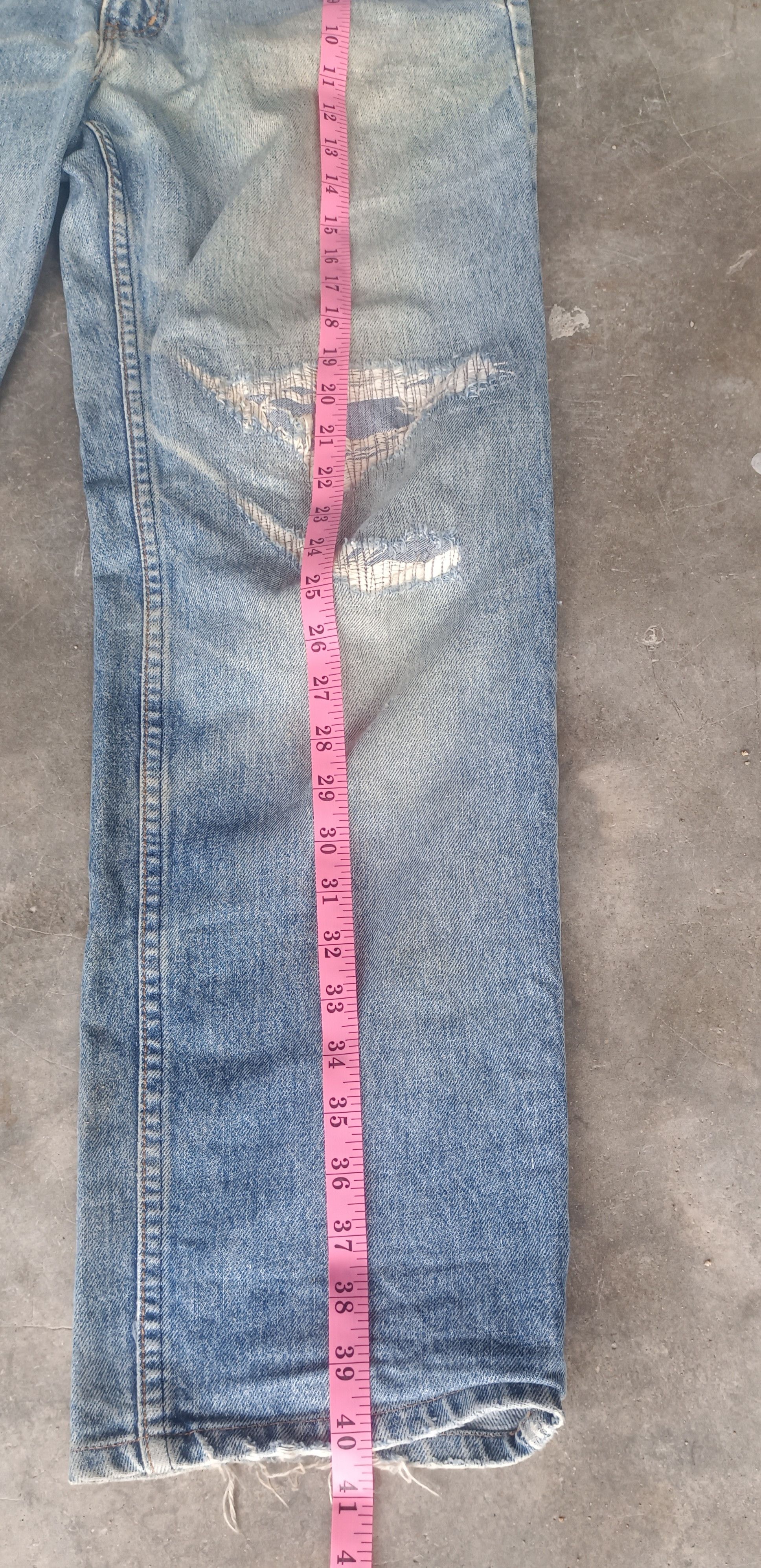 Edwin Vintage💥 Edwin Made In USA Distressed Denim Size US 32 / EU 48 - 18 Thumbnail