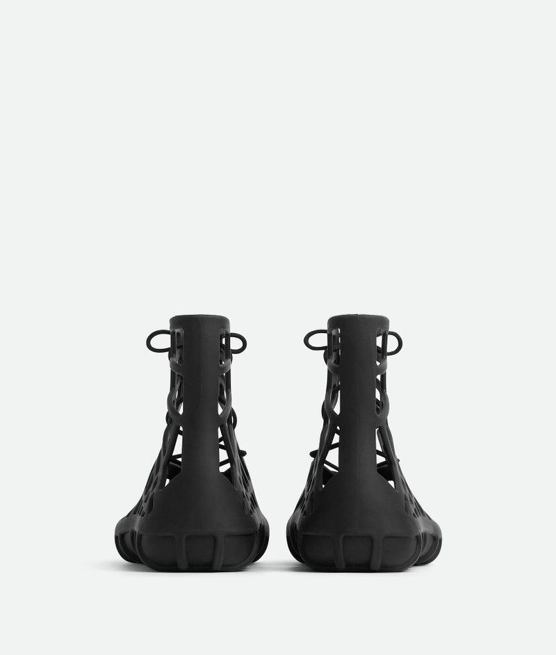 Bottega Veneta o1s1rm0126 Atlas Lace-Up Sandals in Black Size US 7 / EU 40 - 3 Thumbnail