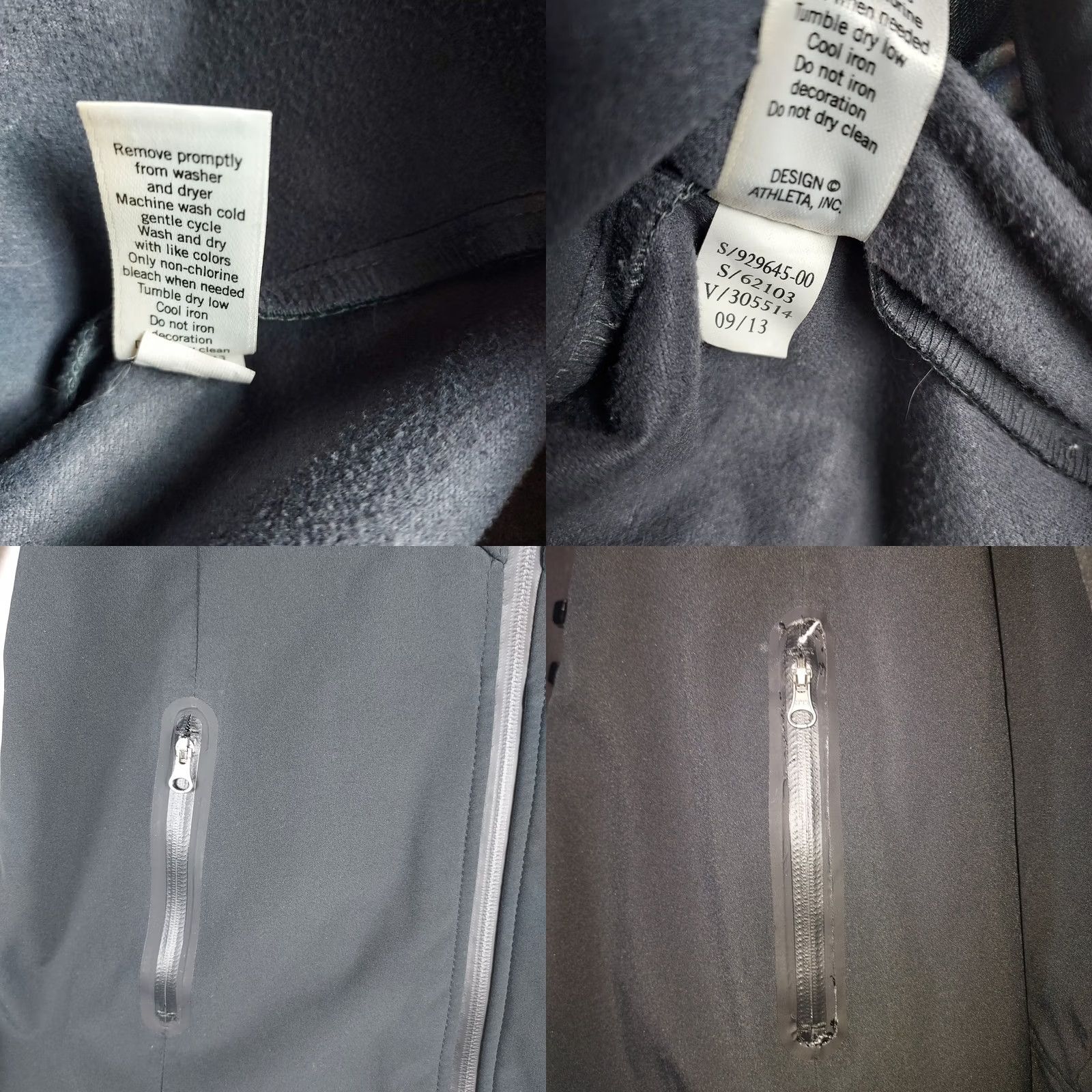 Athleta VINTAGE? No. Athleta Jacket Women XS Black Softshell Full Zip Lined Fleece Athleisure 2XS Size XXS / US 00 / IT 34 - 9 Thumbnail