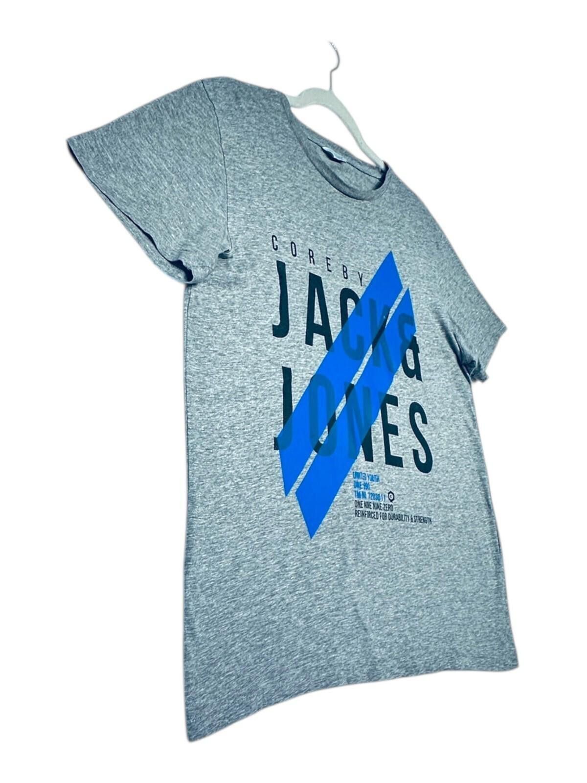 Jack & Jones Jack & Jones T-Shirt Men's UK Size L Grey Graphic Print Size US M / EU 48-50 / 2 - 5 Thumbnail