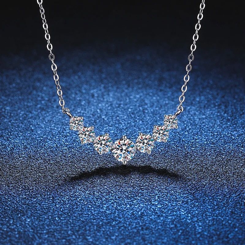 Sterling Silver 925 Sterling Sliver Plated 18k White Gold Necklace Size ONE SIZE - 1 Thumbnail